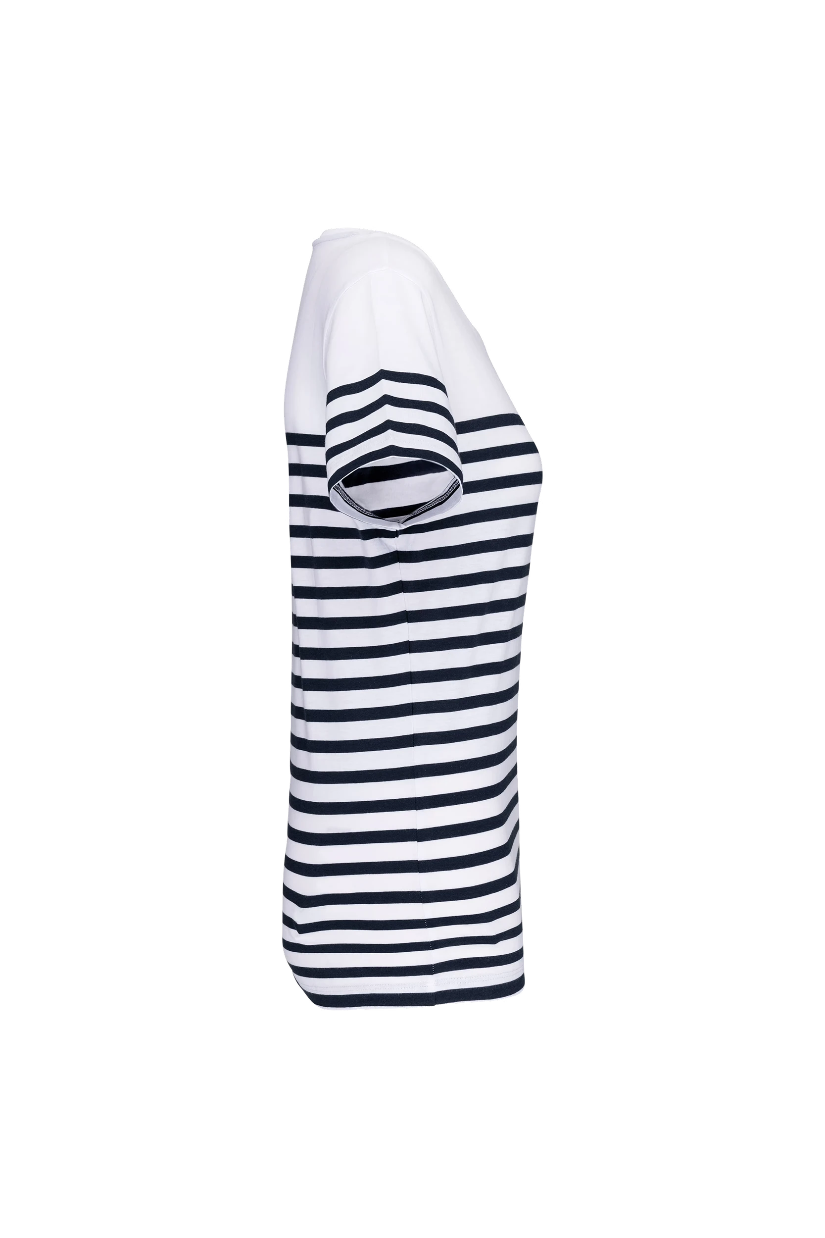 T-shirt marin col rond Bio rayures marine