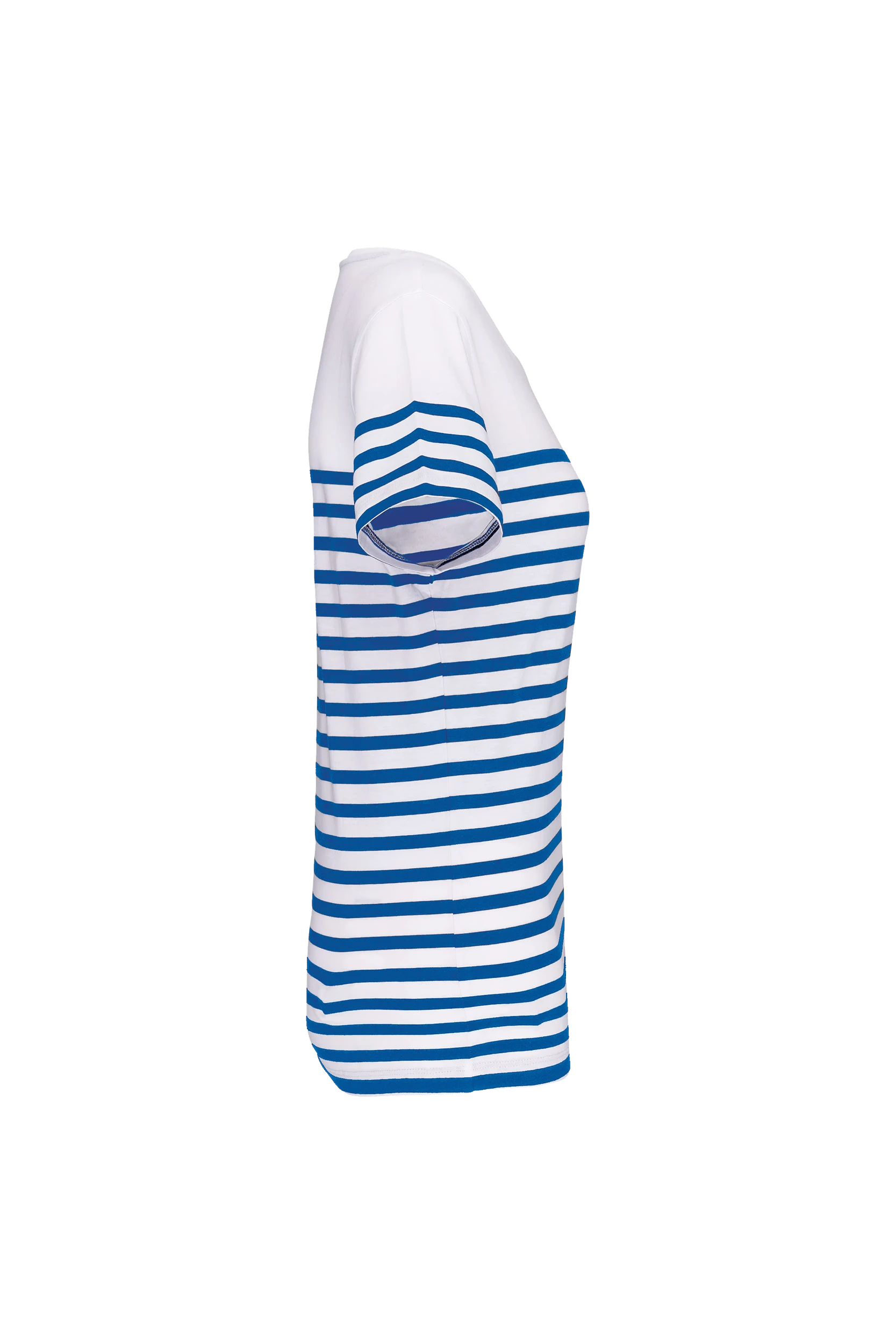 T-shirt marin col rond Bio rayures bleu