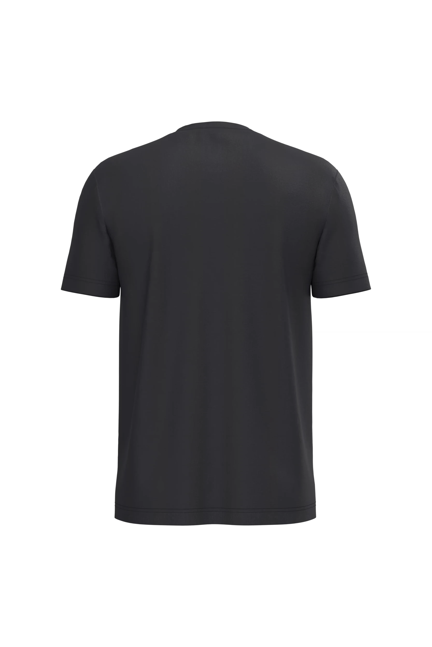 T-shirt col rond manches courtes noir