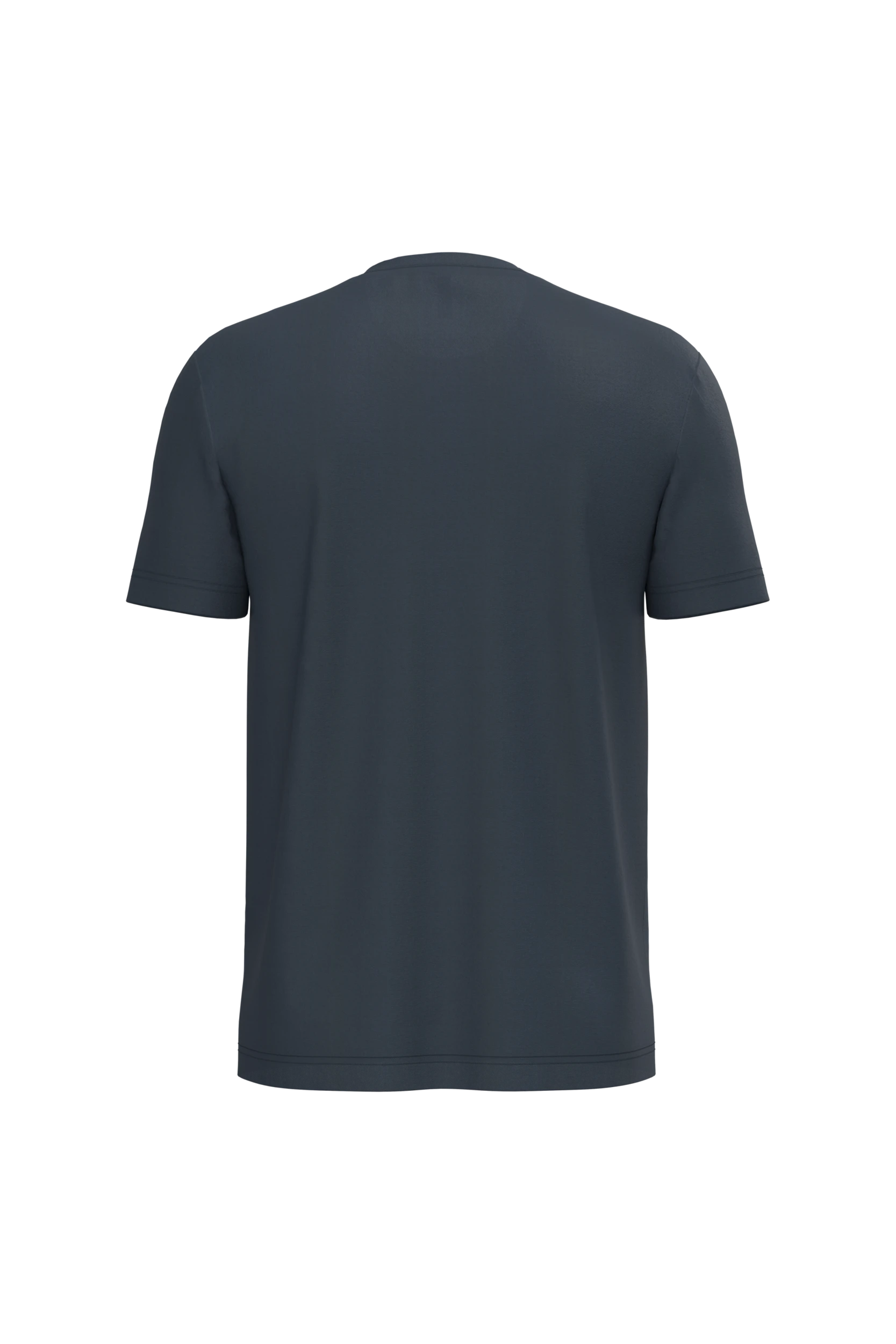 T-shirt col rond manches courtes marine