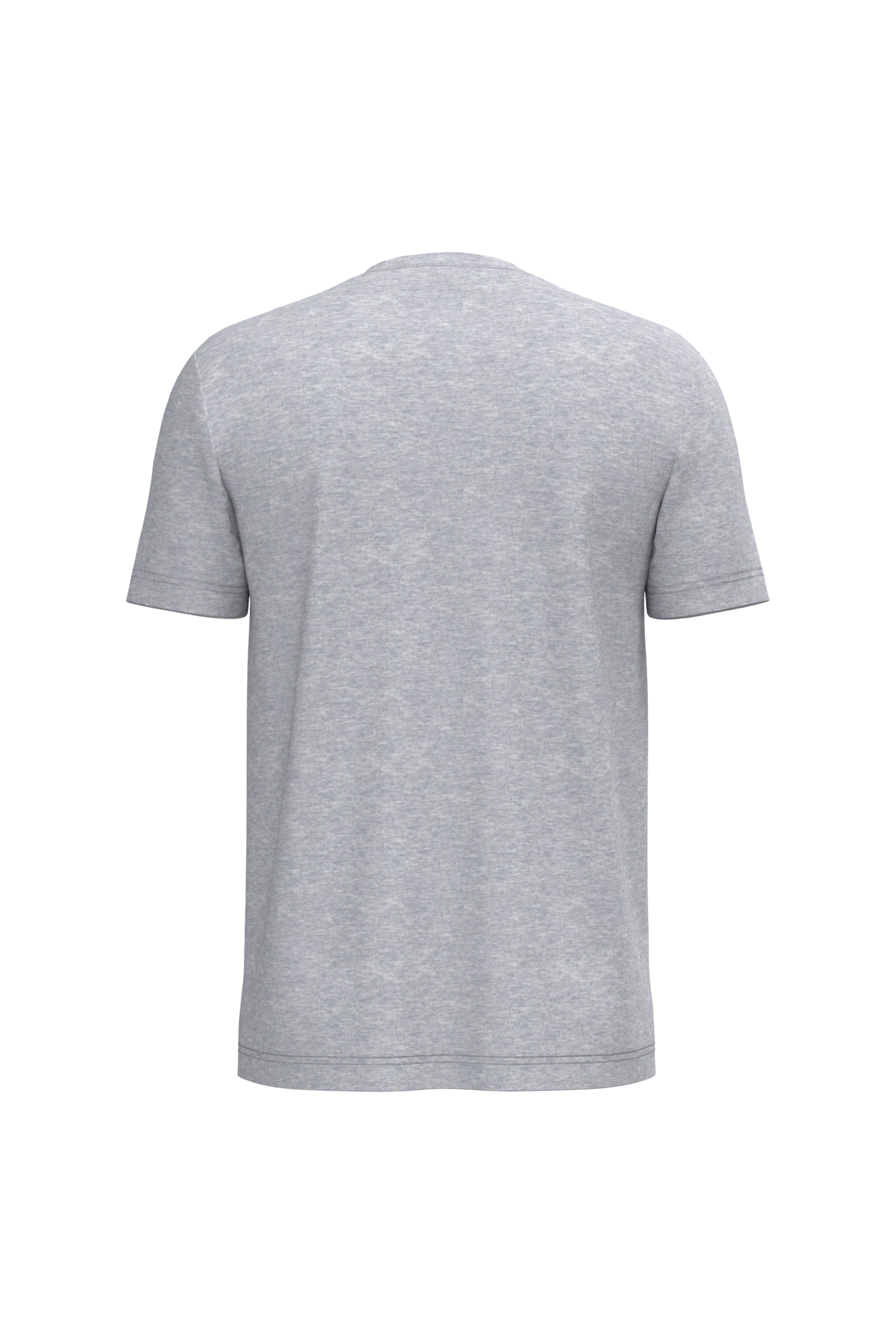 T-shirt col rond manches courtes gris