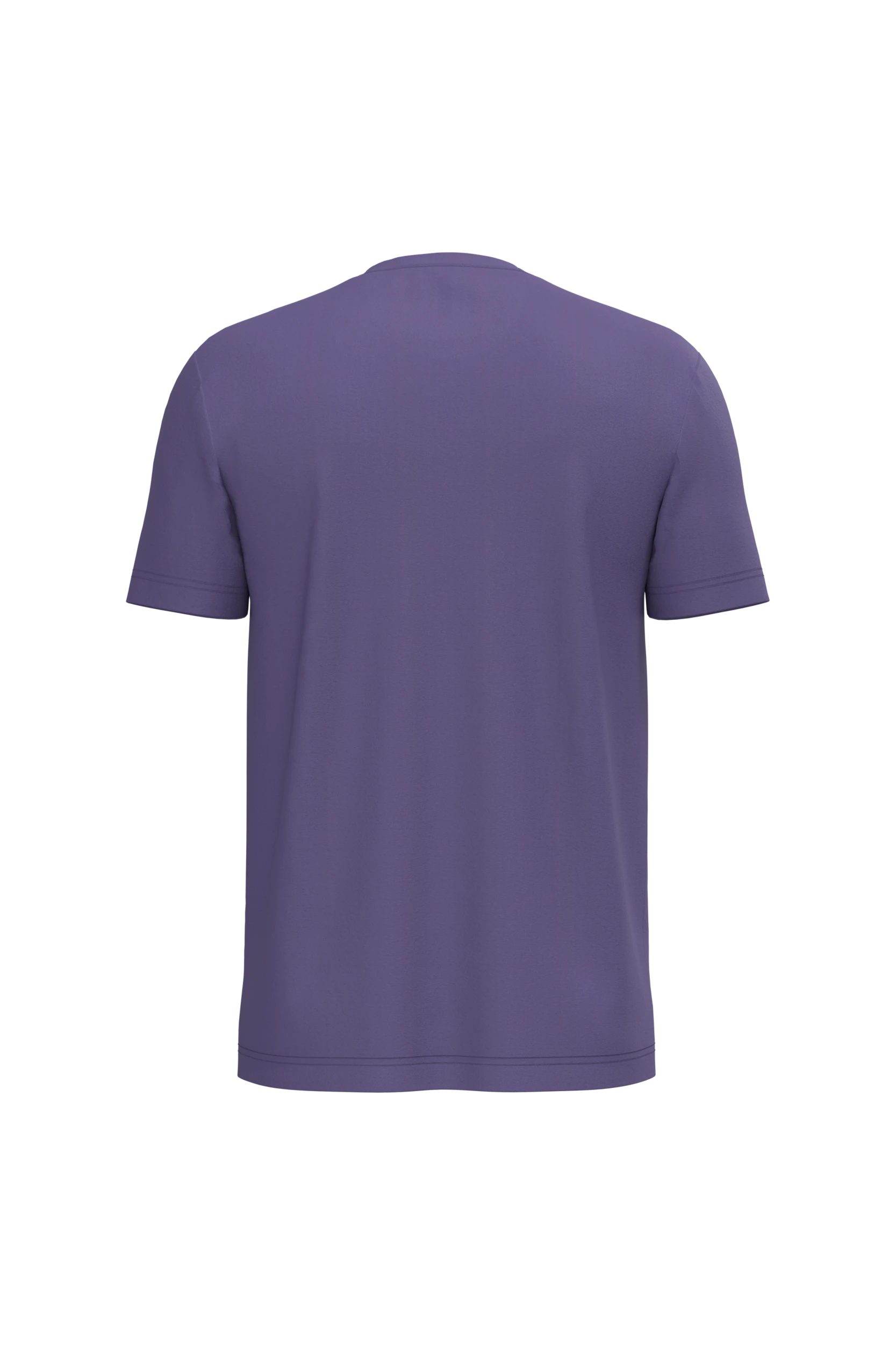 T-shirt col rond manches courtes violet