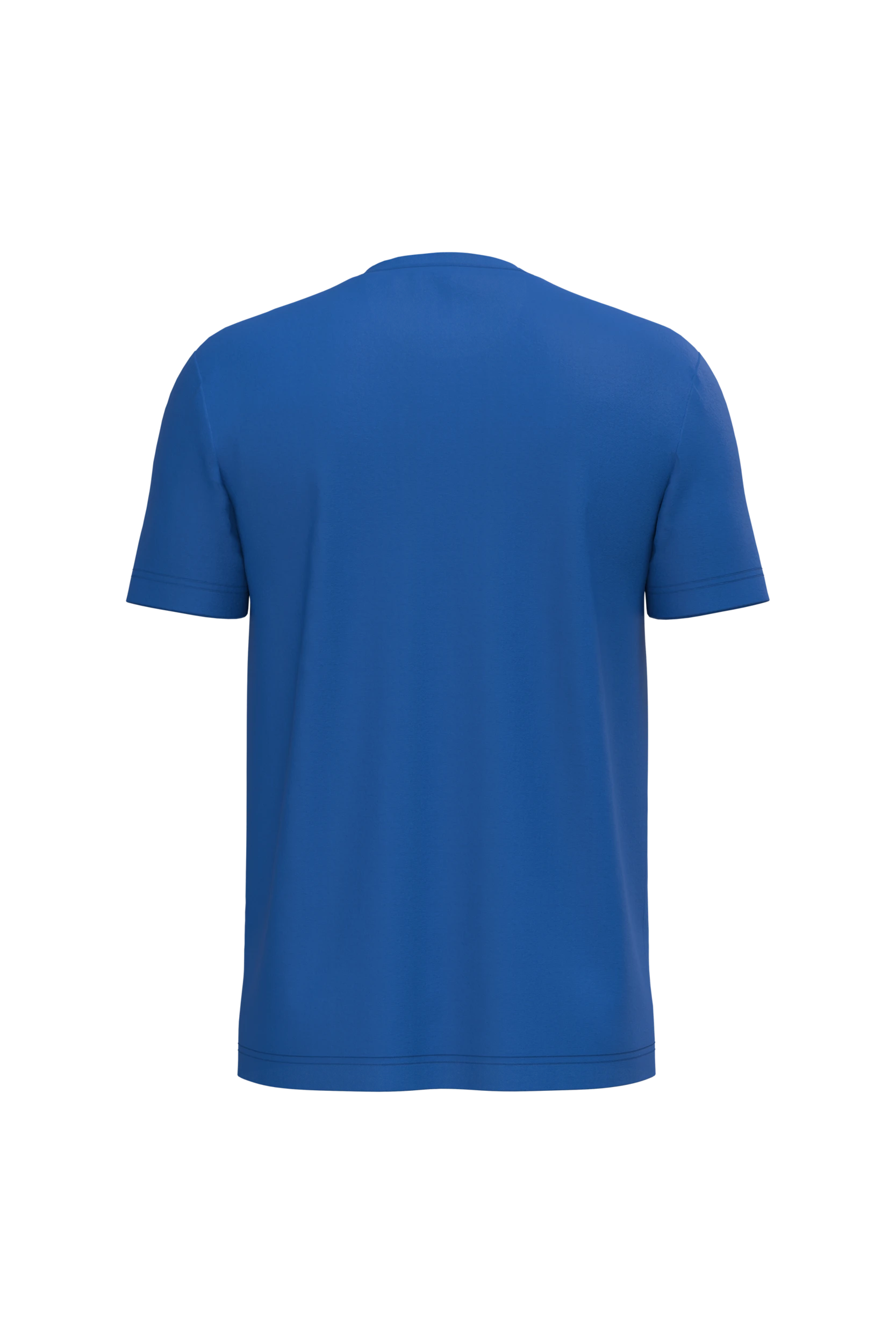 T-shirt col rond manches courtes bleu