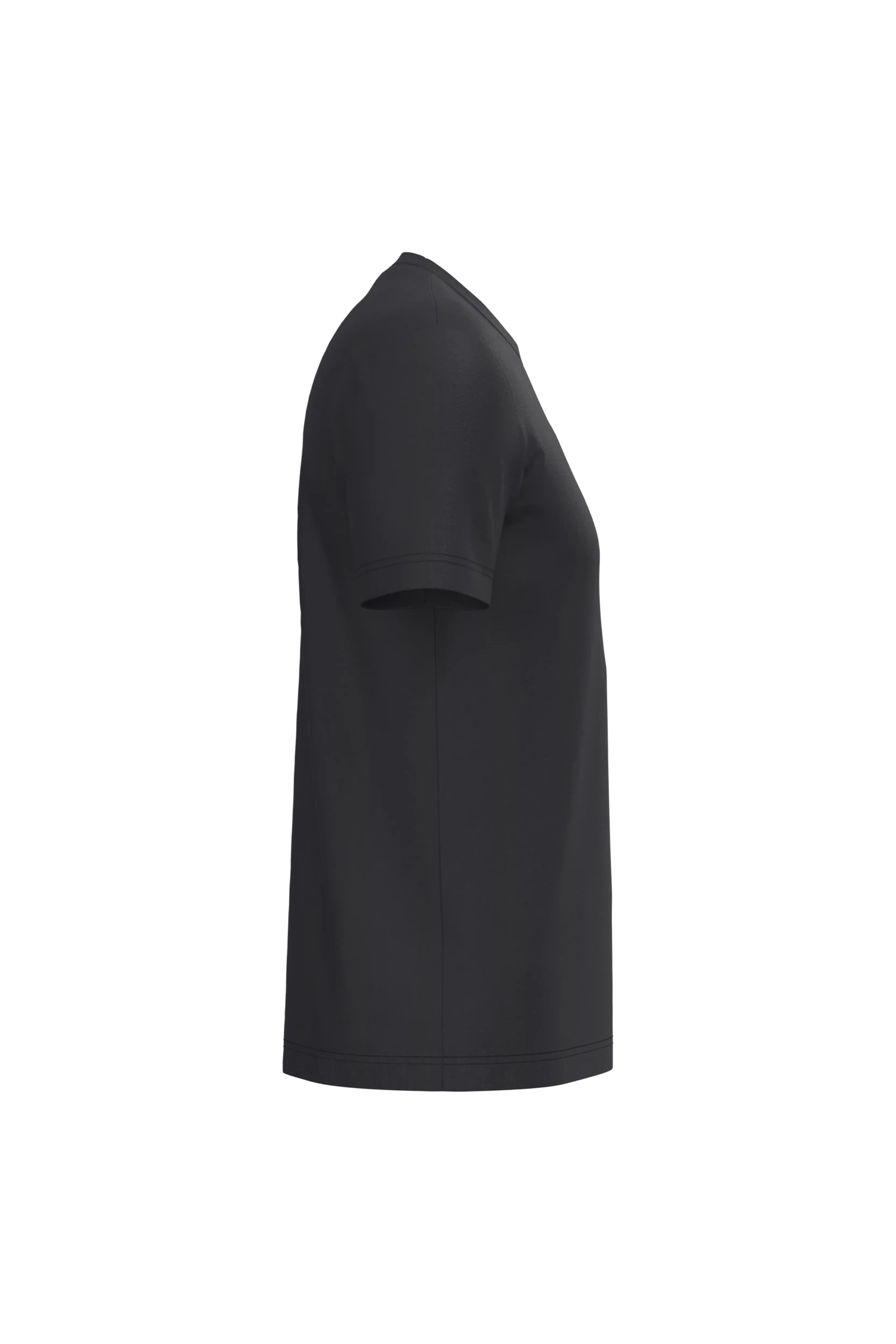 T-shirt col rond manches courtes noir