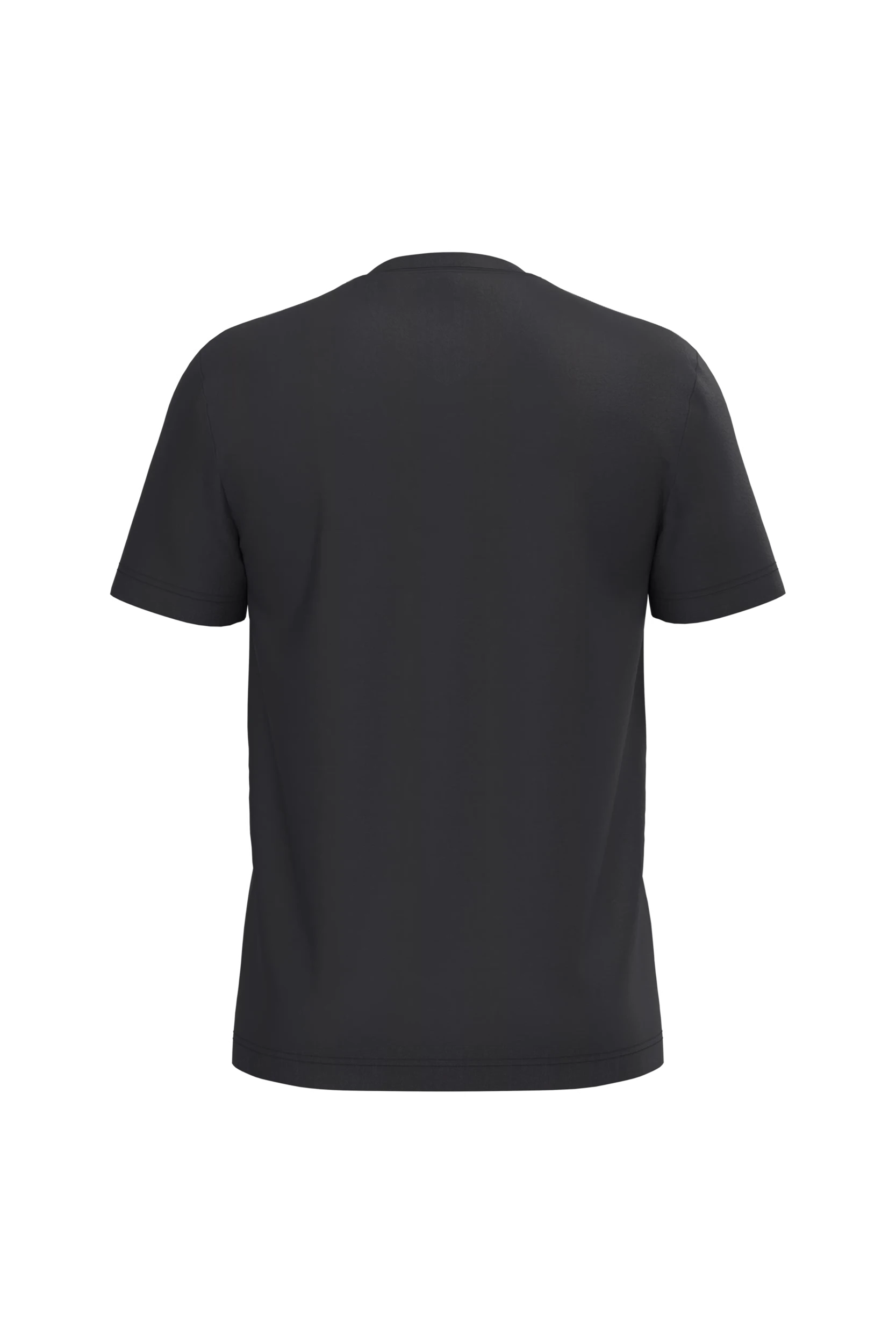 T-shirt col V manches courtes noir