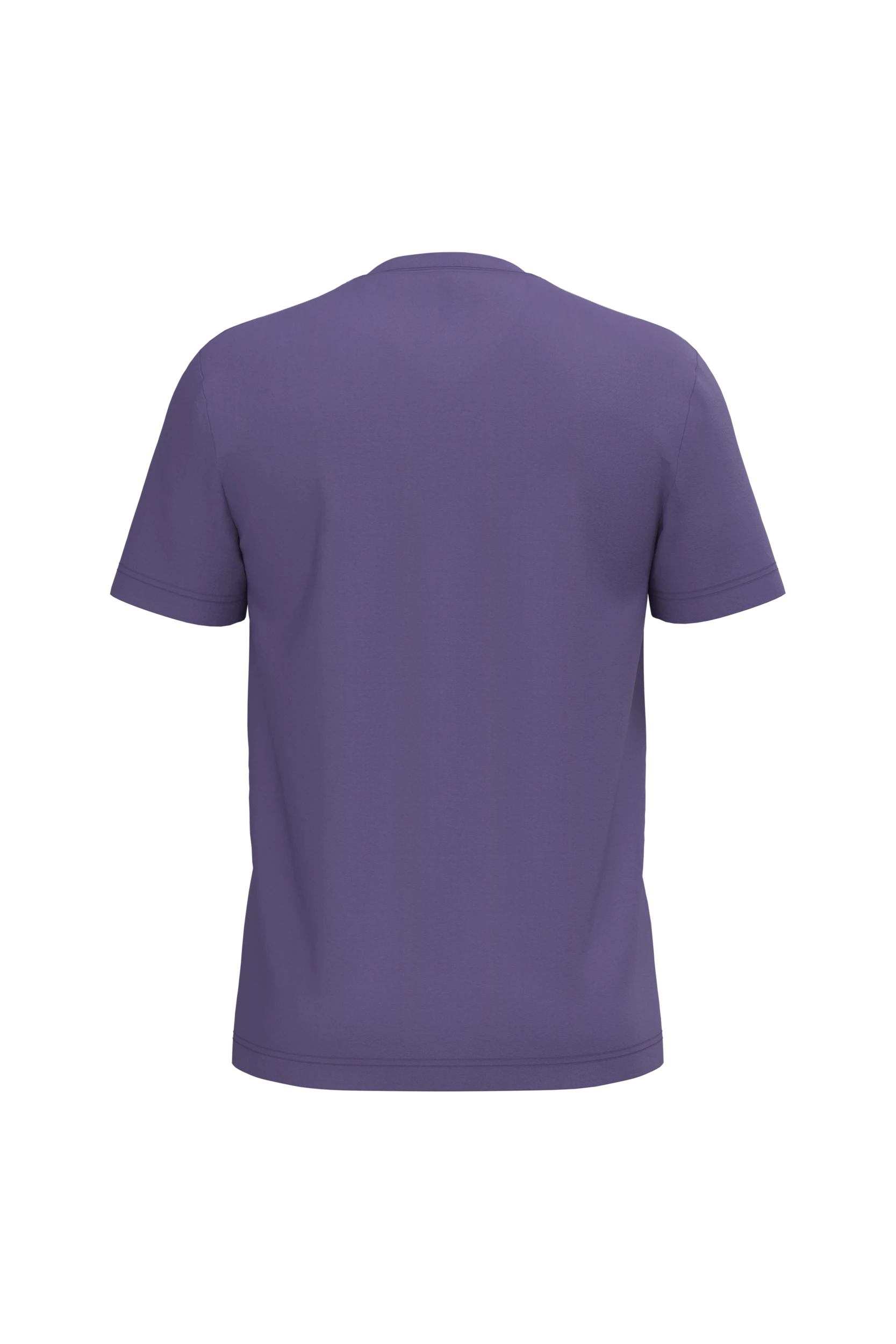 T-shirt col V manches courtes violet