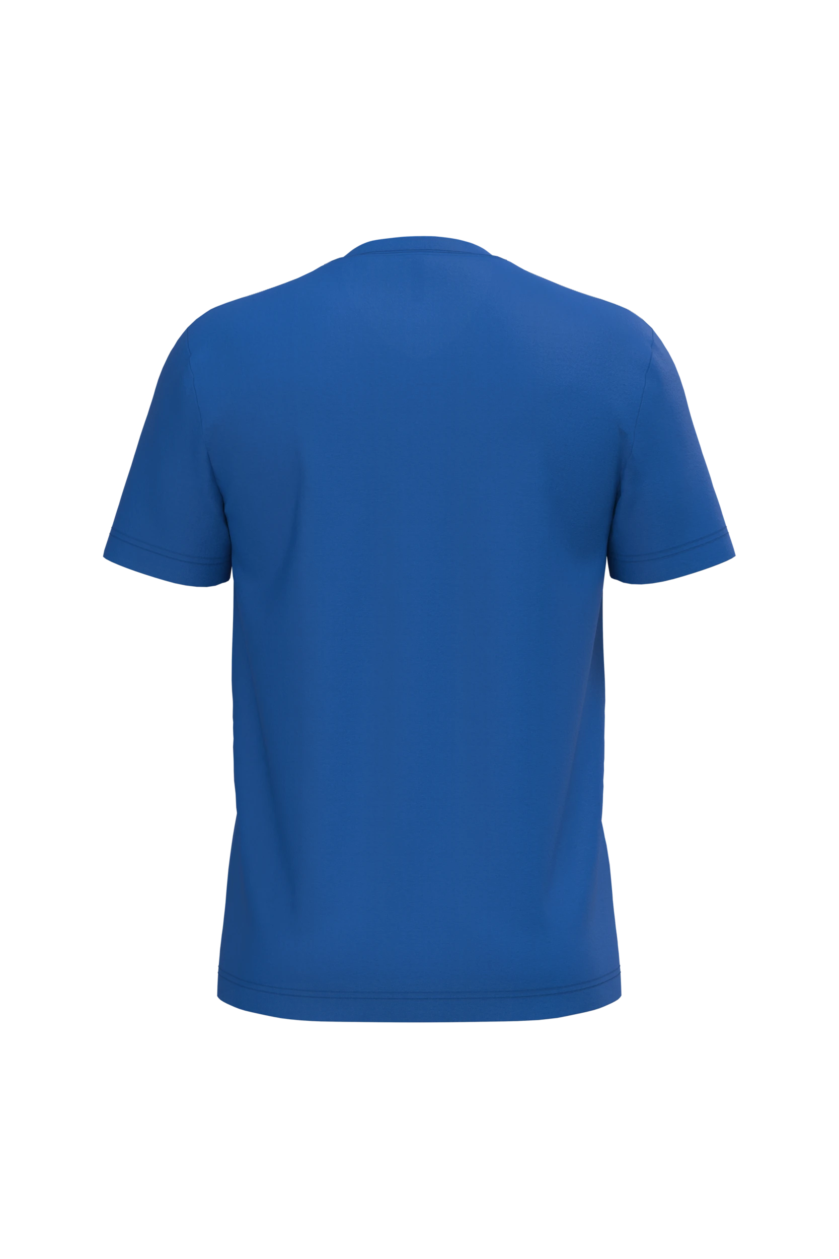 T-shirt col V manches courtes bleu
