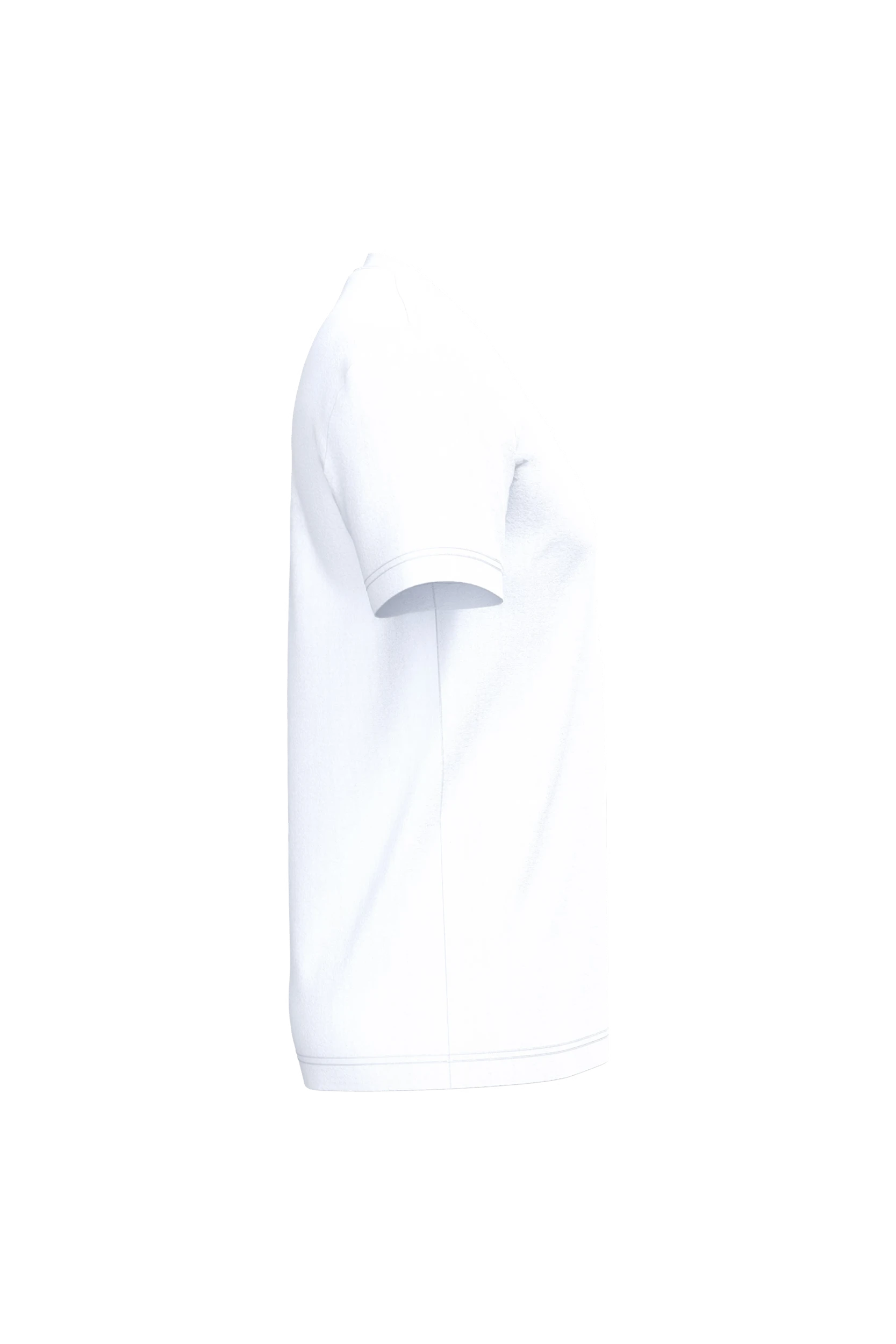 T-shirt col V manches courtes blanc