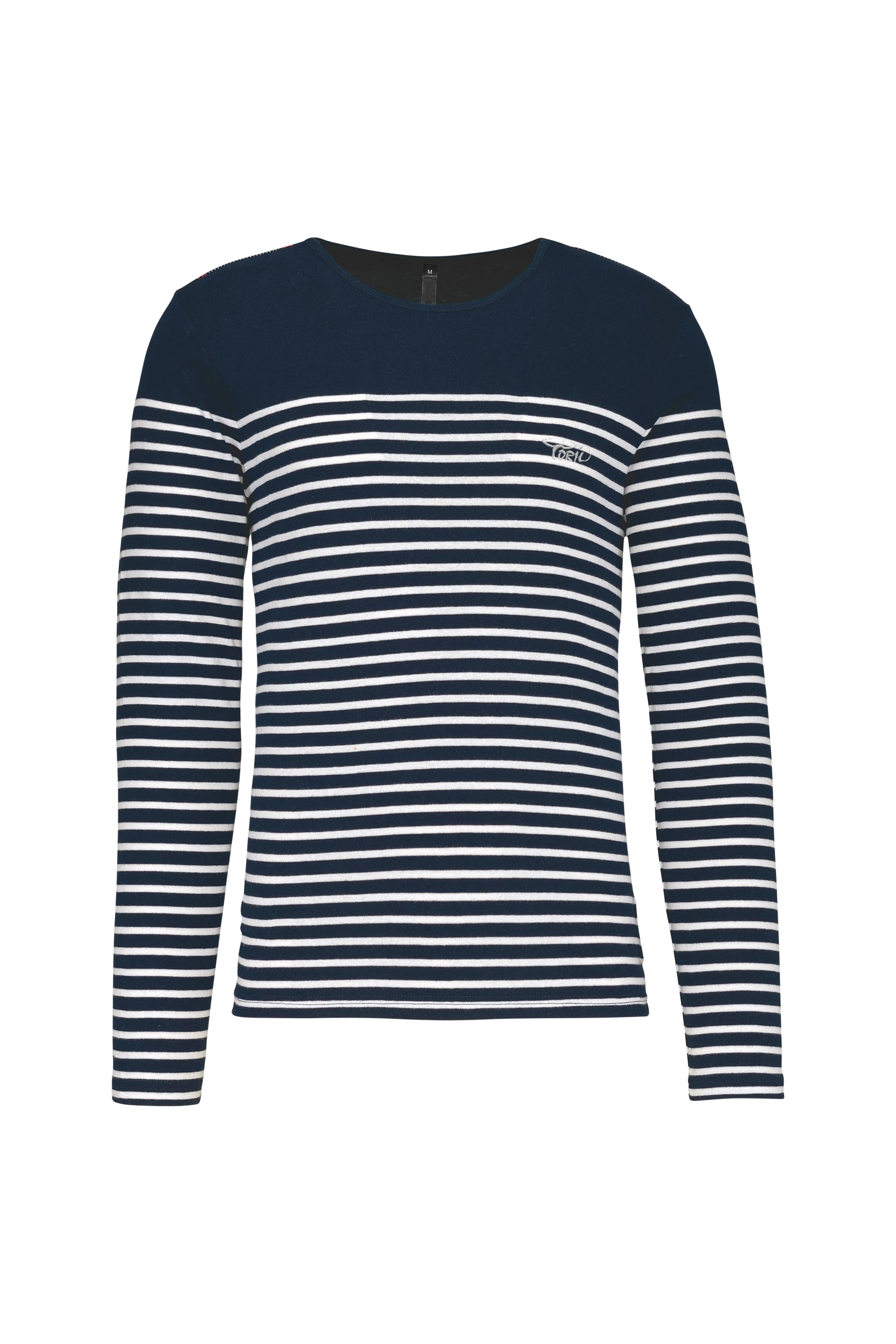 Marinière manches longues rayures blanches