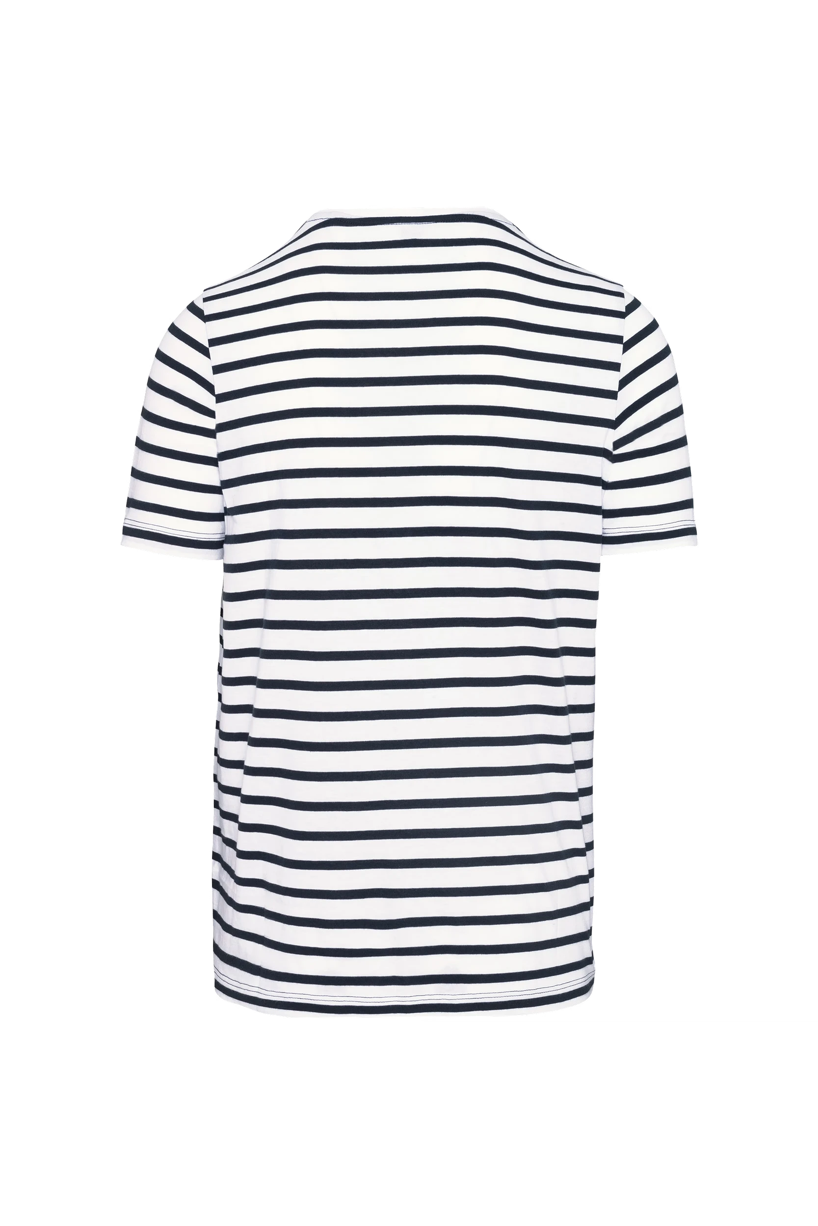 T-shirt rayé marin avec poche manches courtes rayures marine