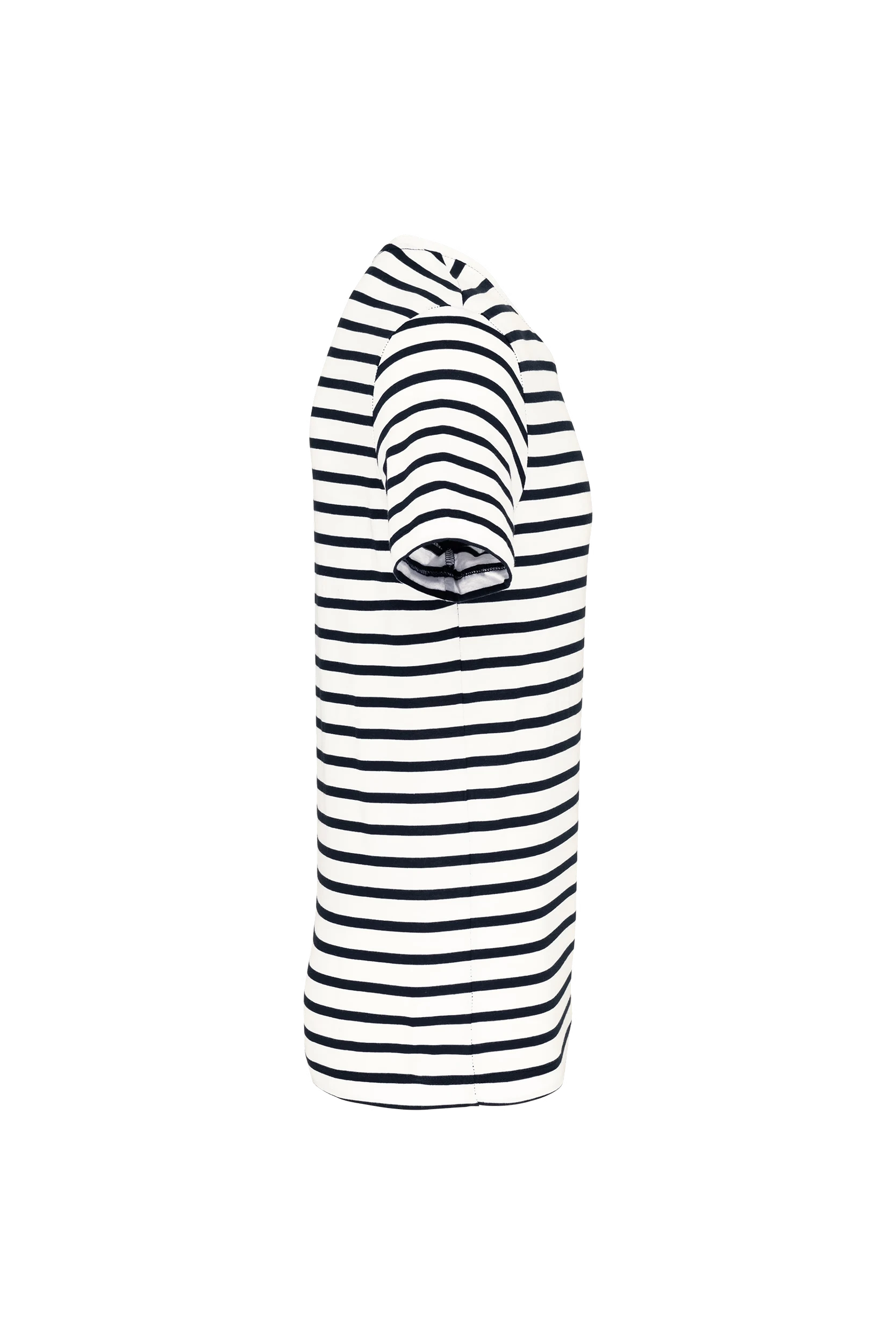 T-shirt rayé marin avec poche manches courtes rayures marine