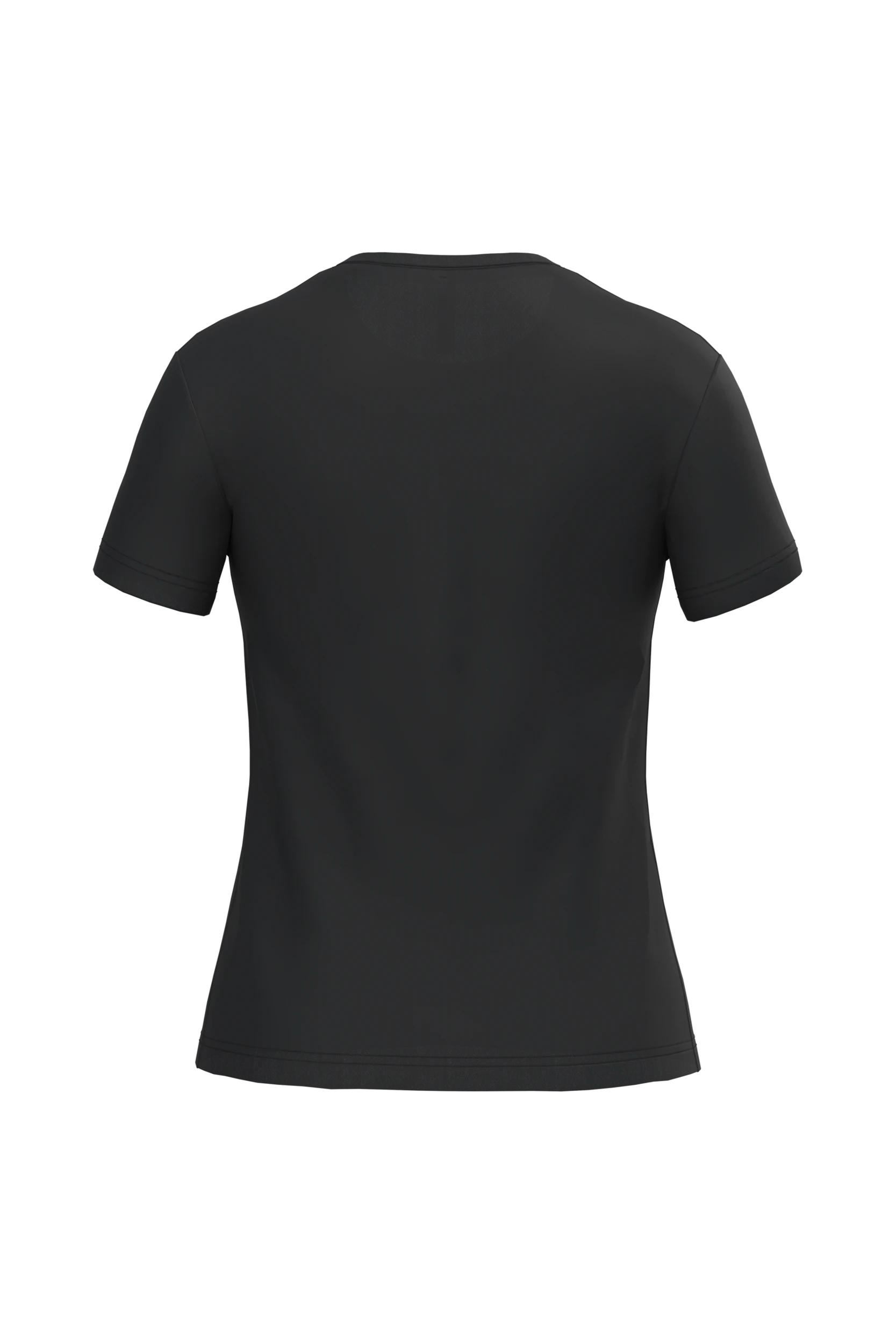 T-shirt col rond manches courtes noir