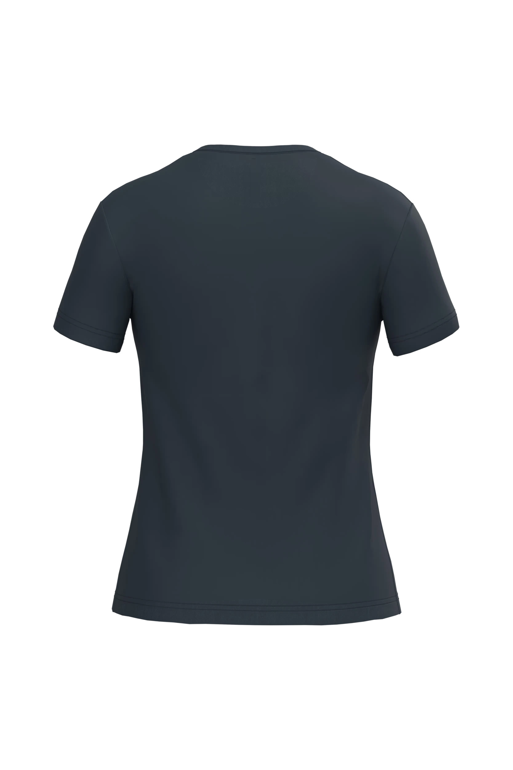 T-shirt col rond manches courtes marine