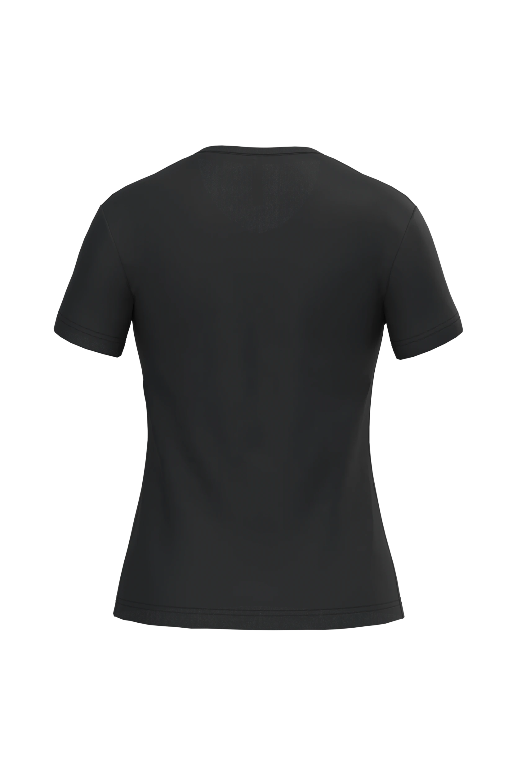 T-shirt col V manches courtes noir