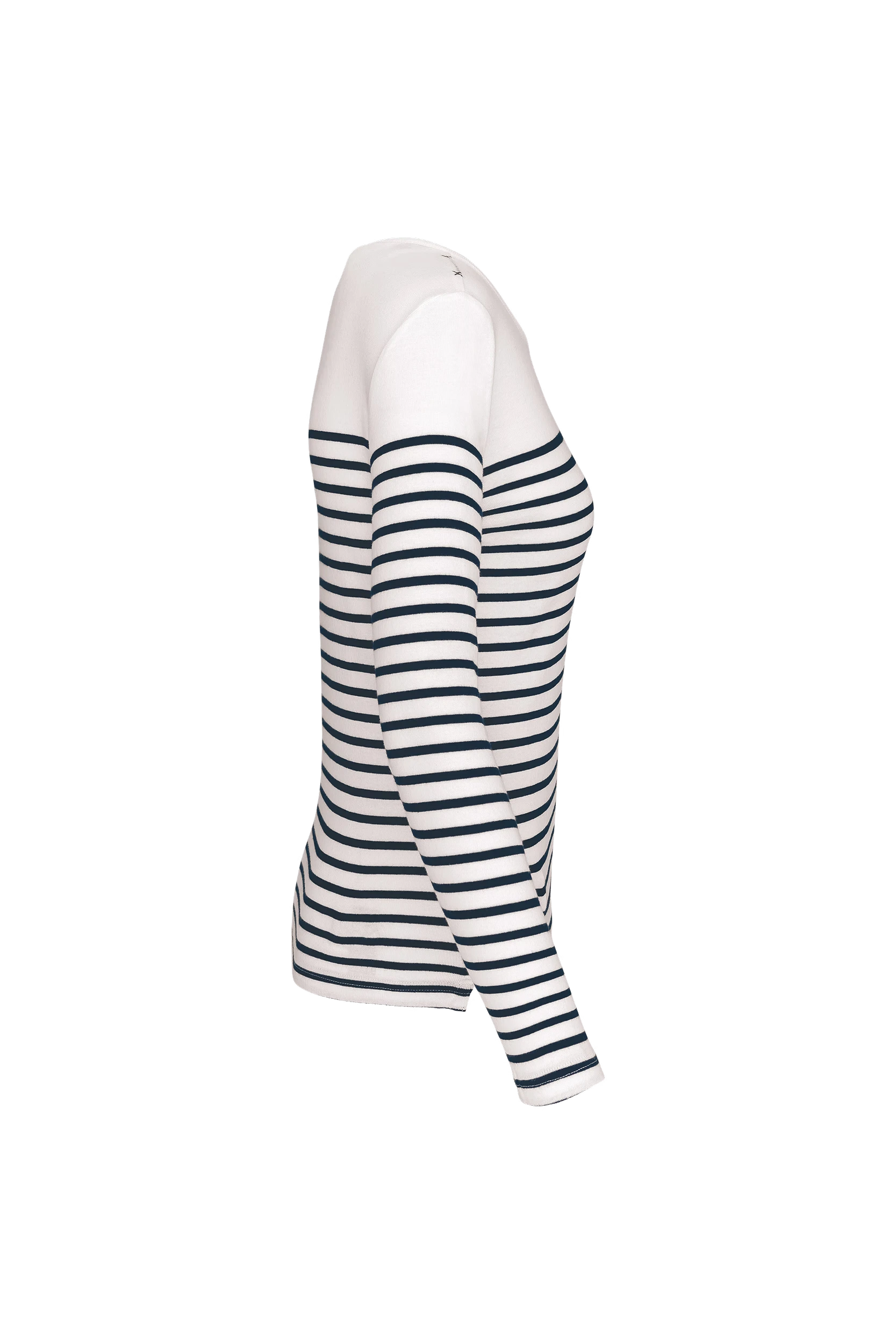 Marinière manches longues rayures marine
