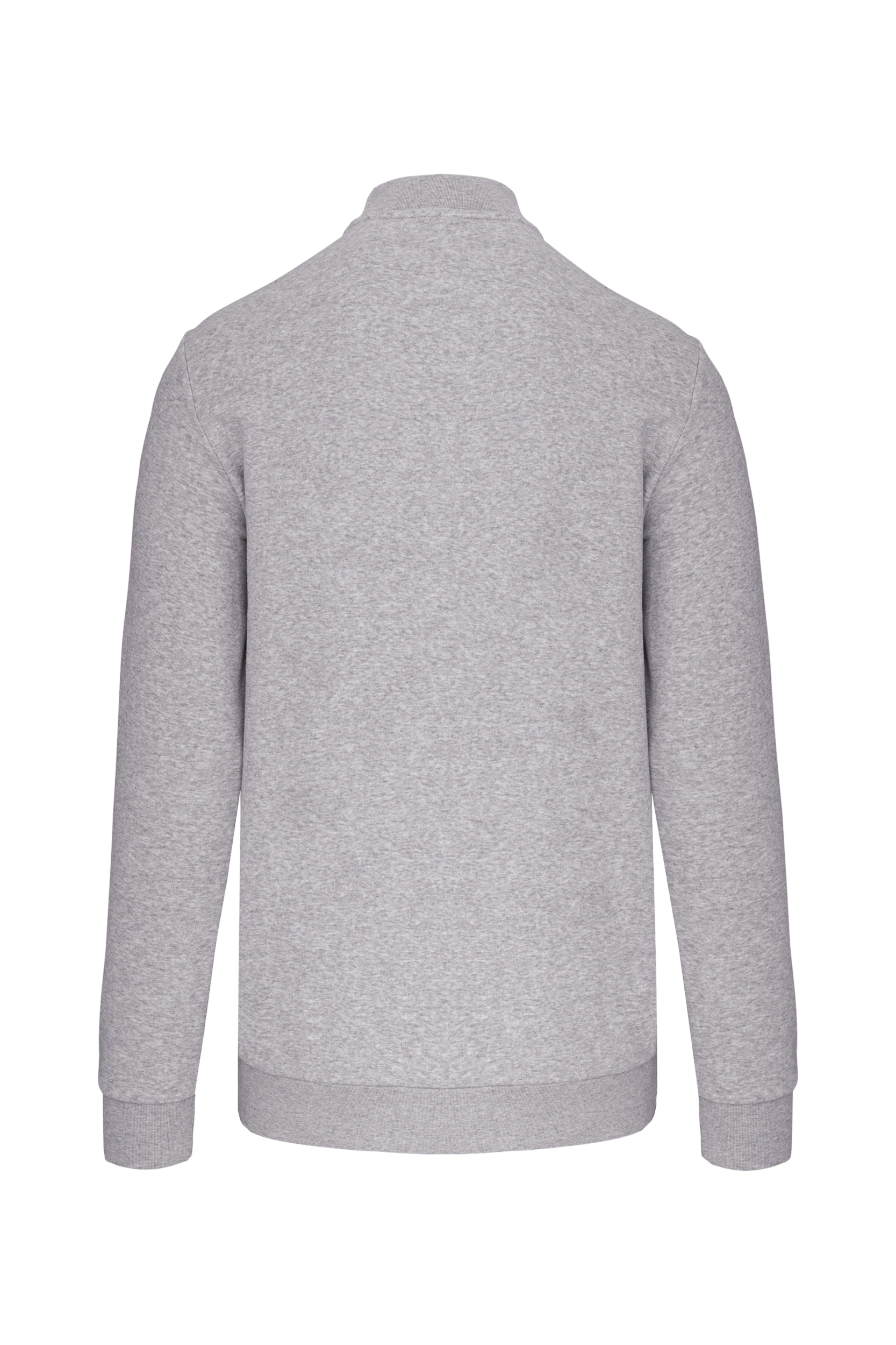 Veste molleton zippée gris