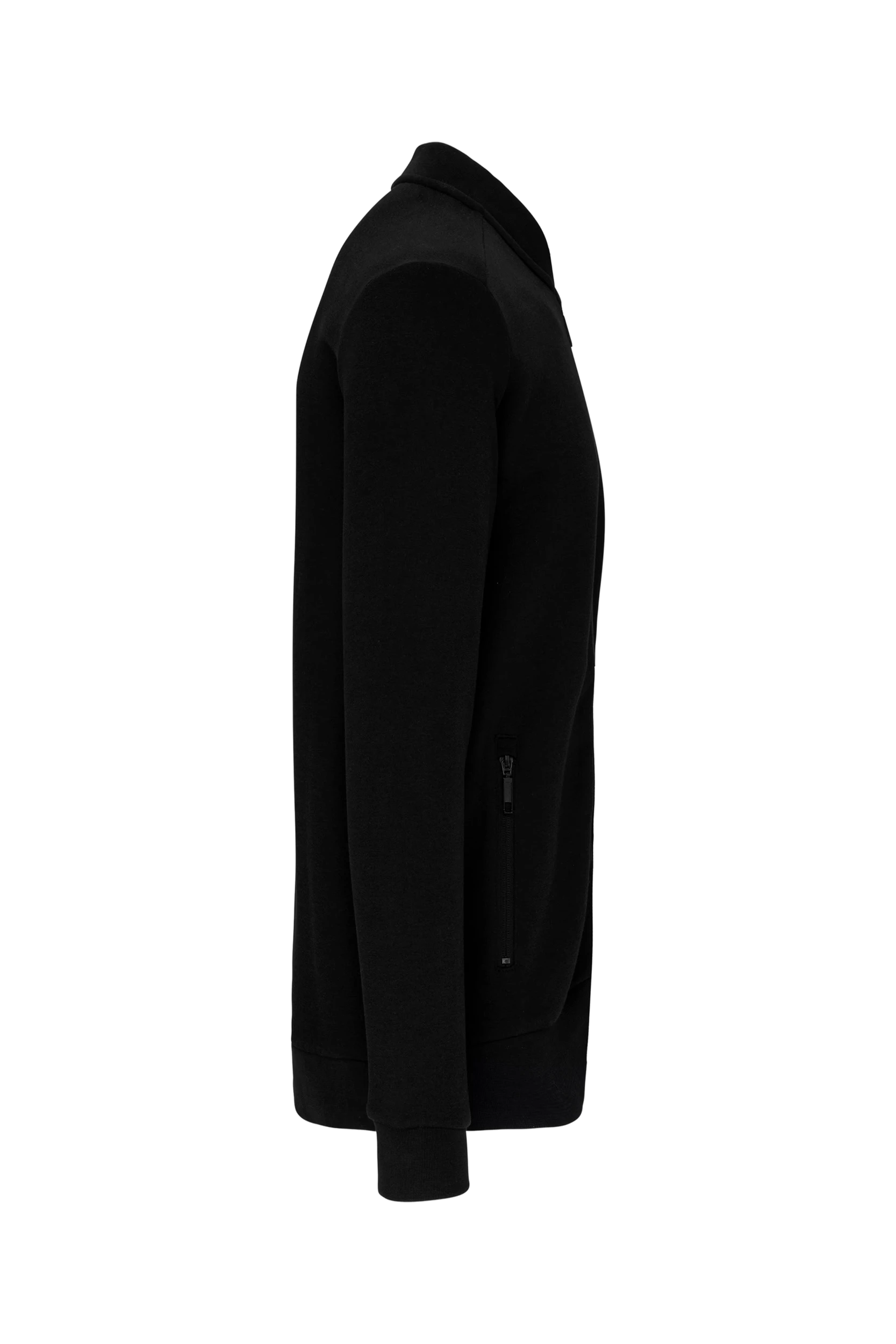Veste molleton zippée noir