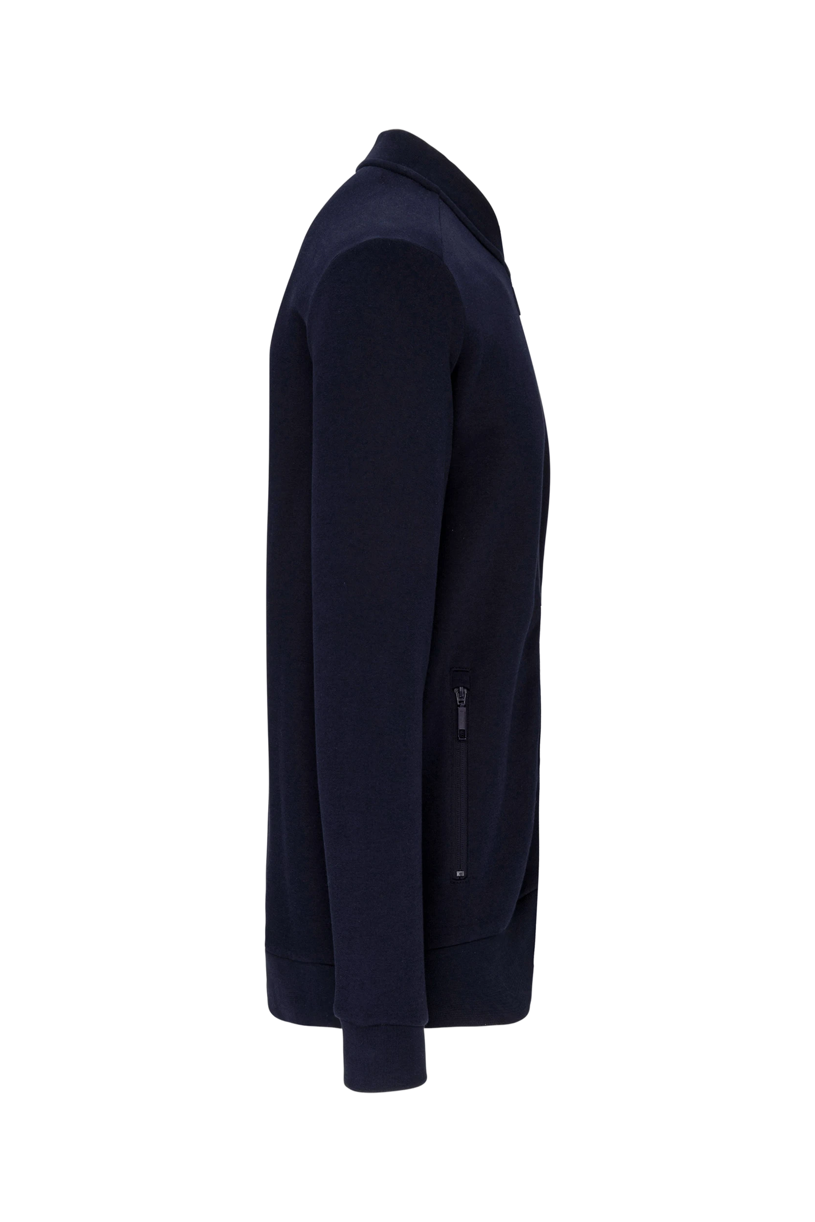 Veste molleton zippée marine