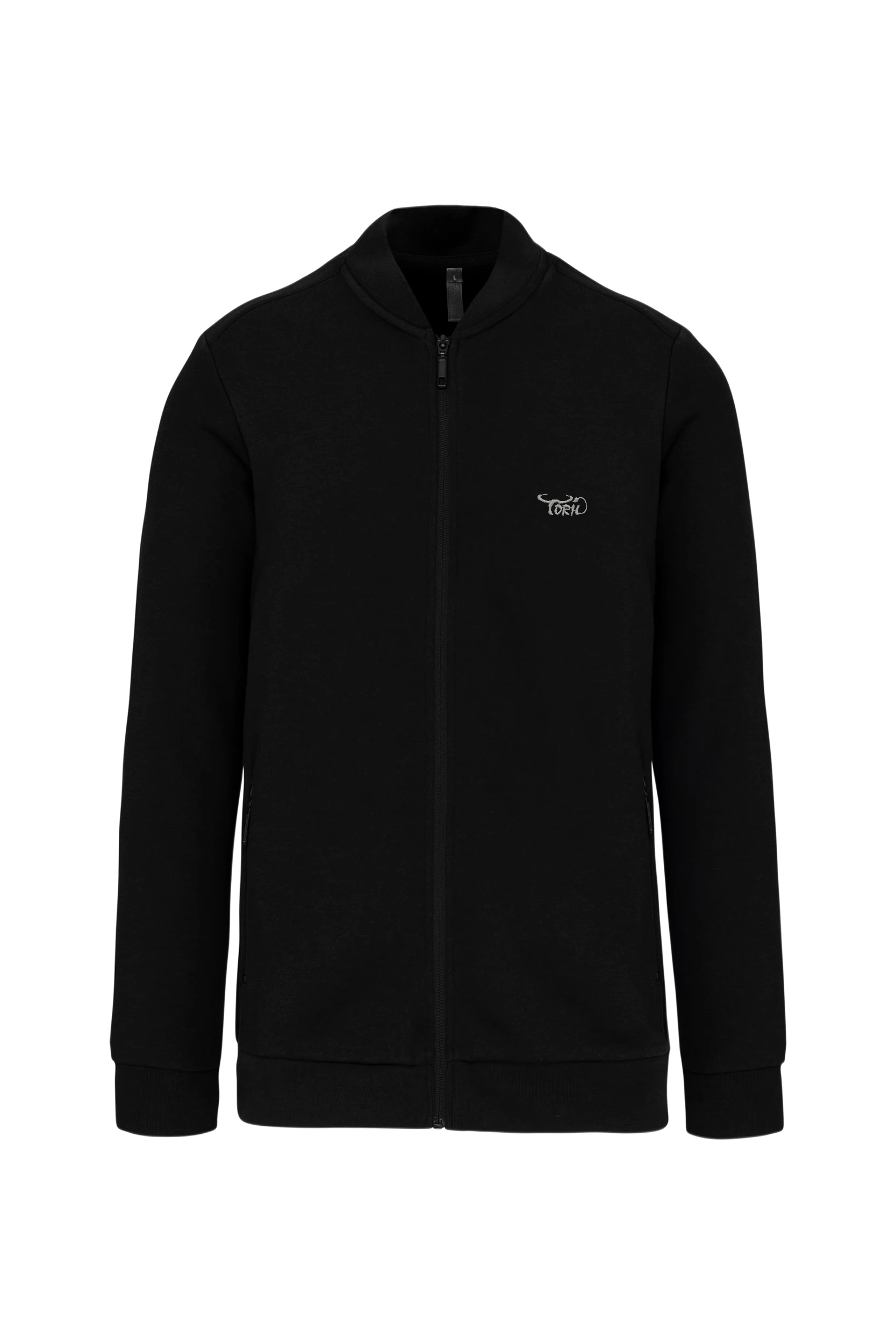 Veste molleton zippée noir