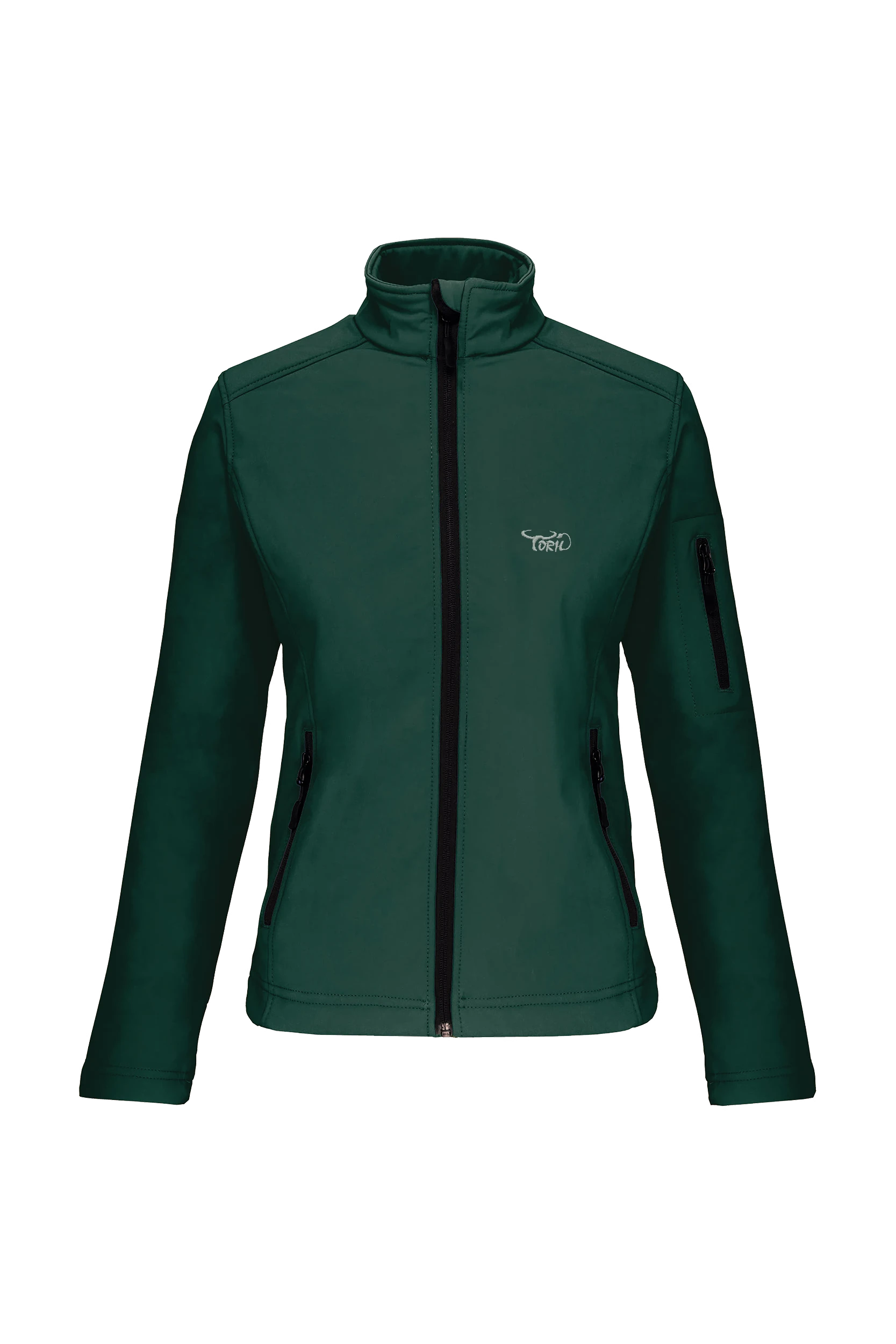 Veste softshell vert bouteille