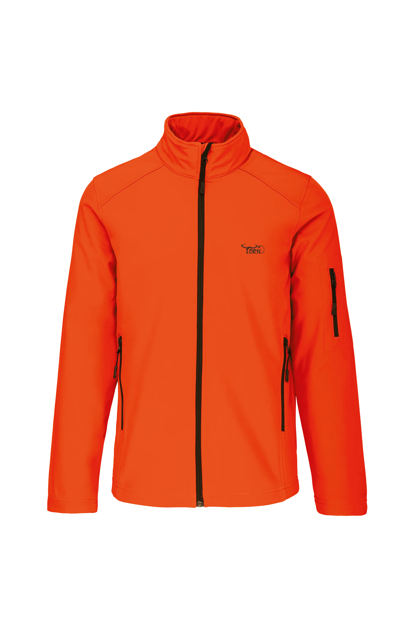 Veste softshell orange fluorescent