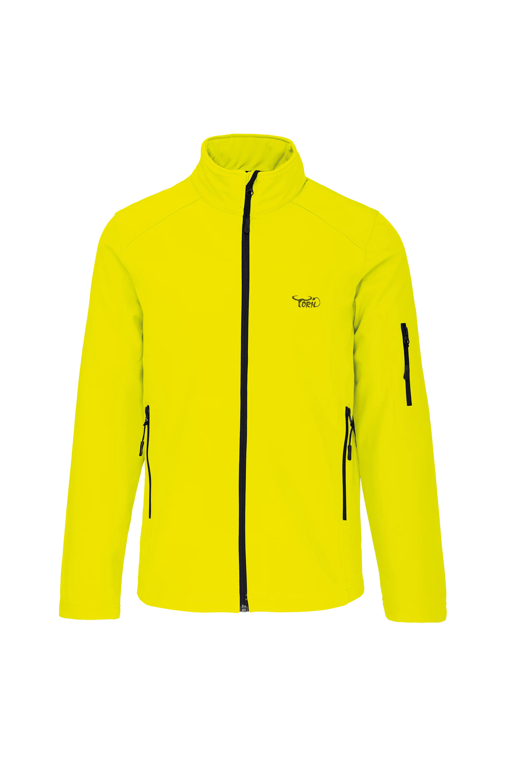 Veste softshell jaune fluorescent