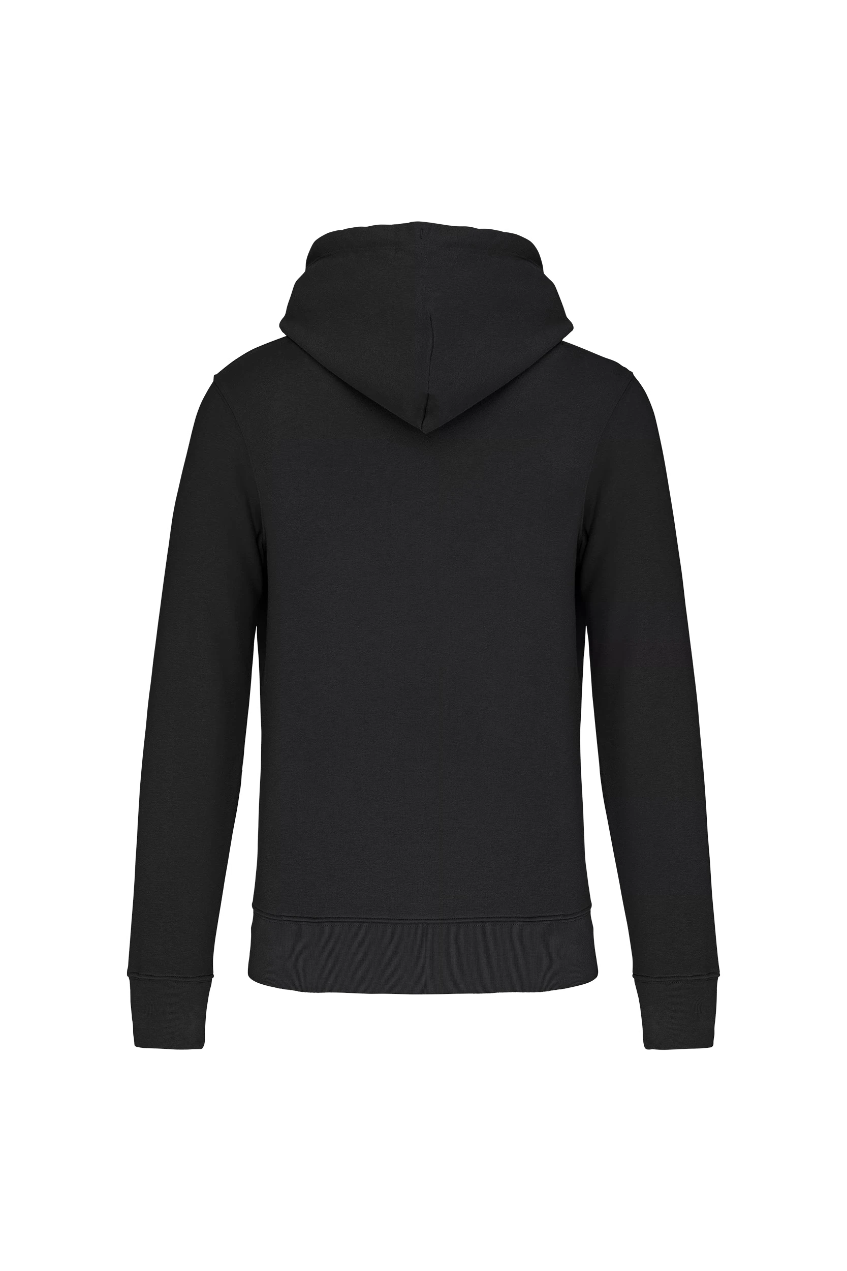 Sweat-shirt écoresponsable à capuche noir