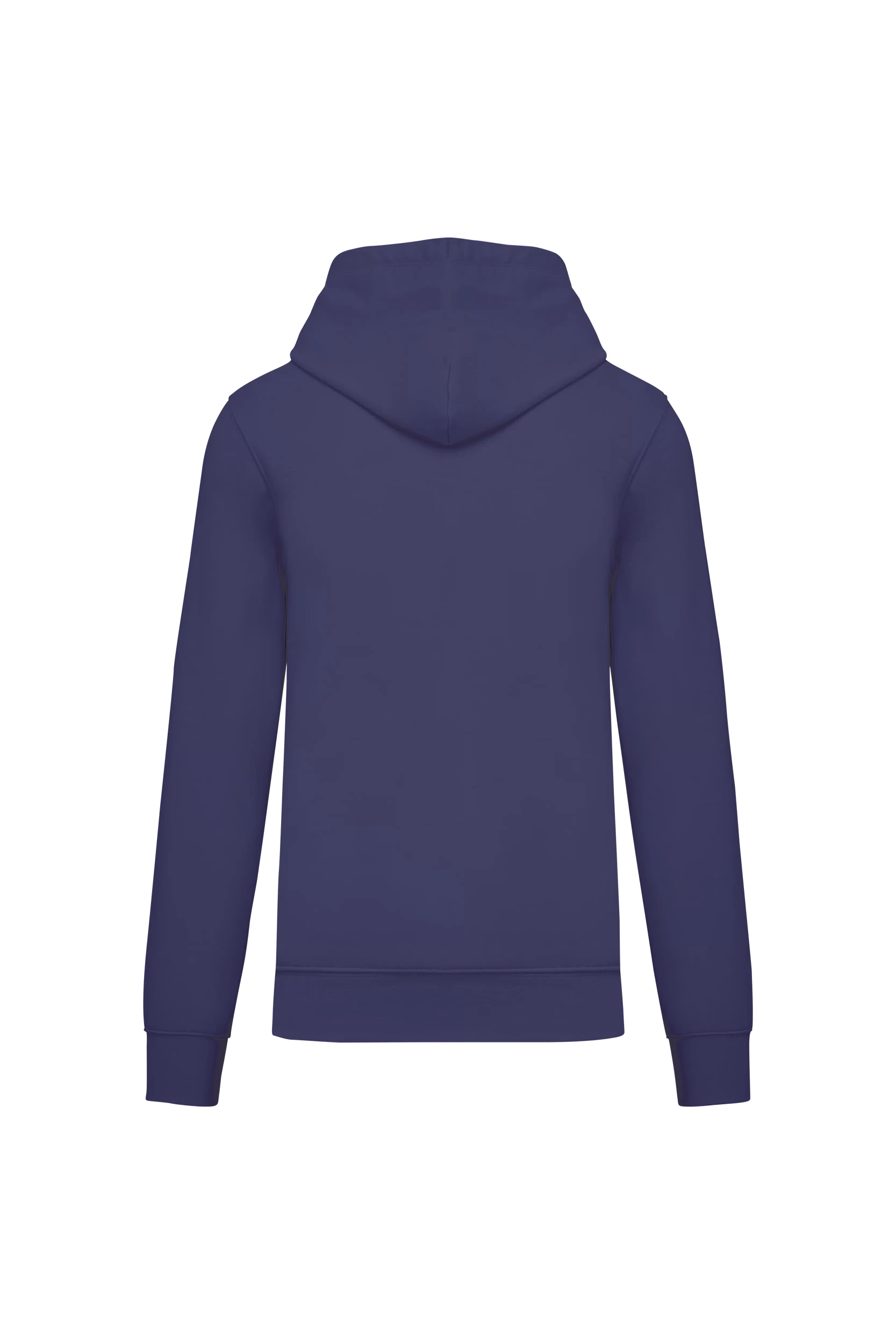 Sweat-shirt écoresponsable à capuche violet
