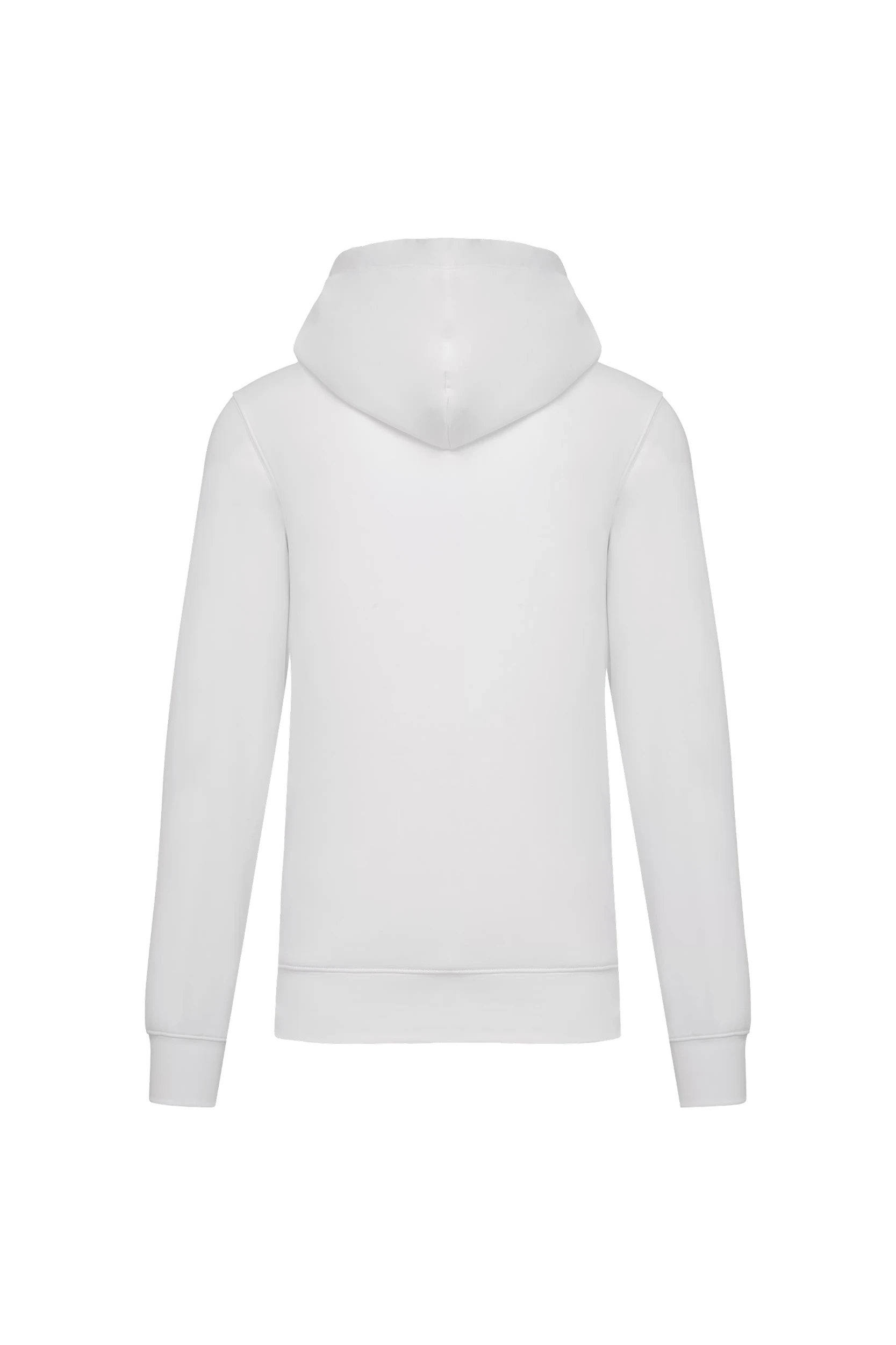 Sweat-shirt écoresponsable à capuche blanc