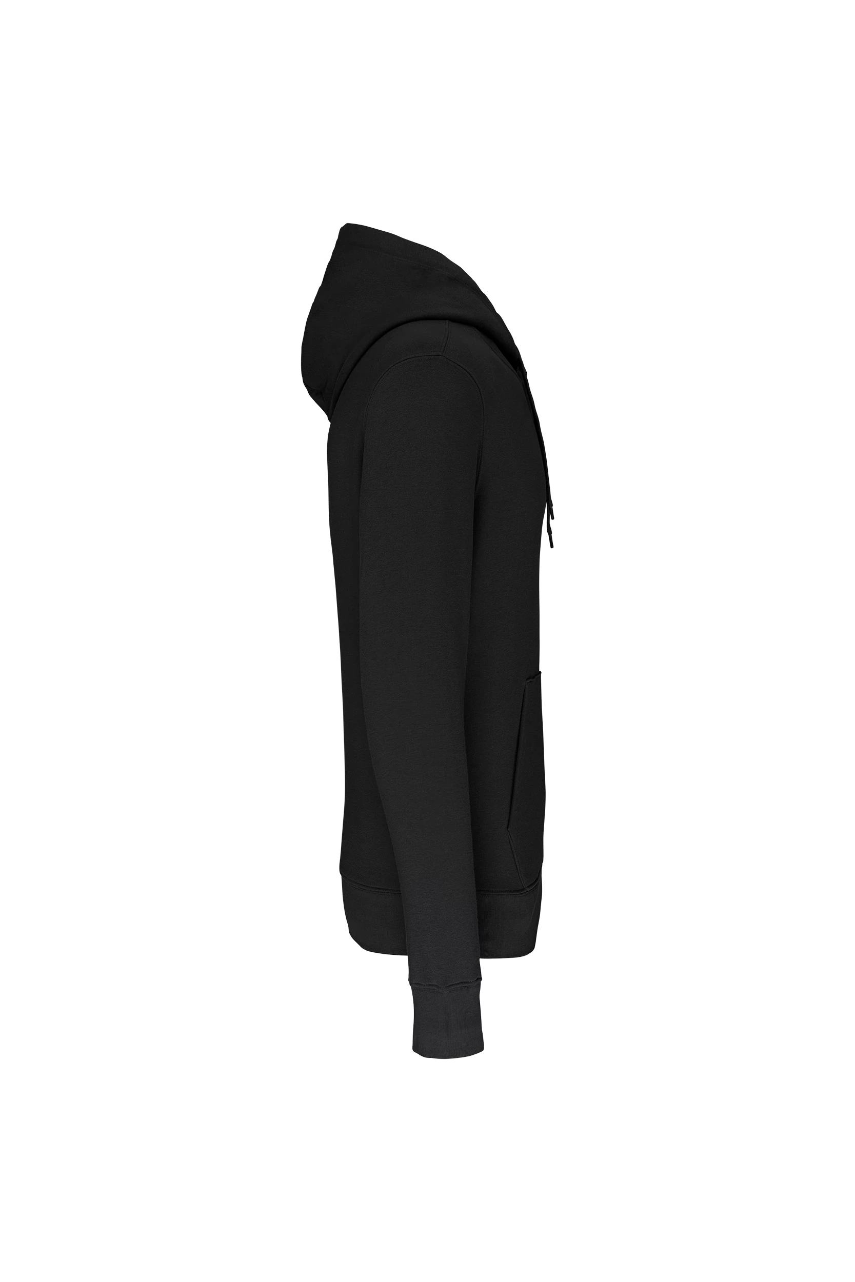 Sweat-shirt écoresponsable à capuche noir