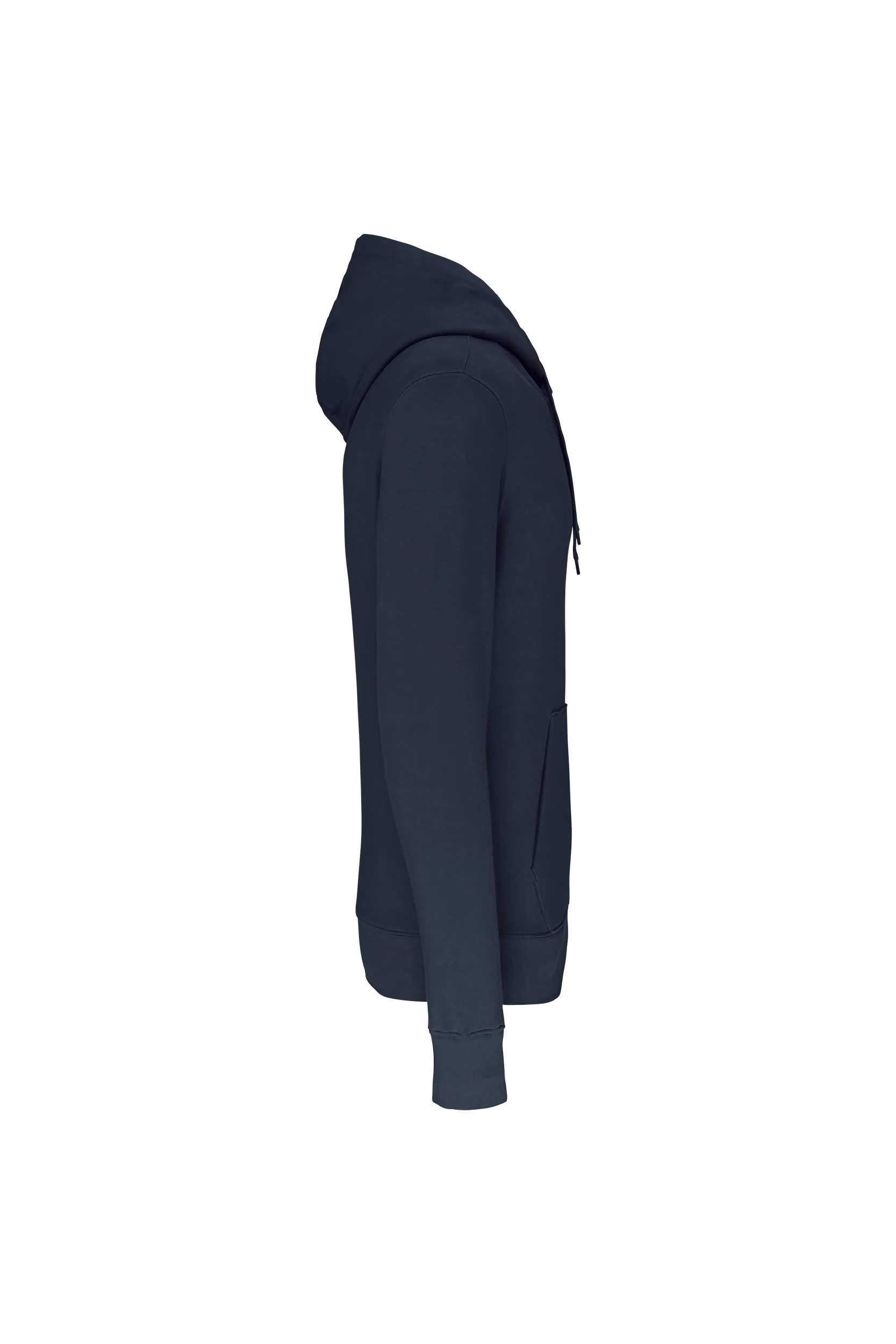 Sweat-shirt écoresponsable à capuche marine