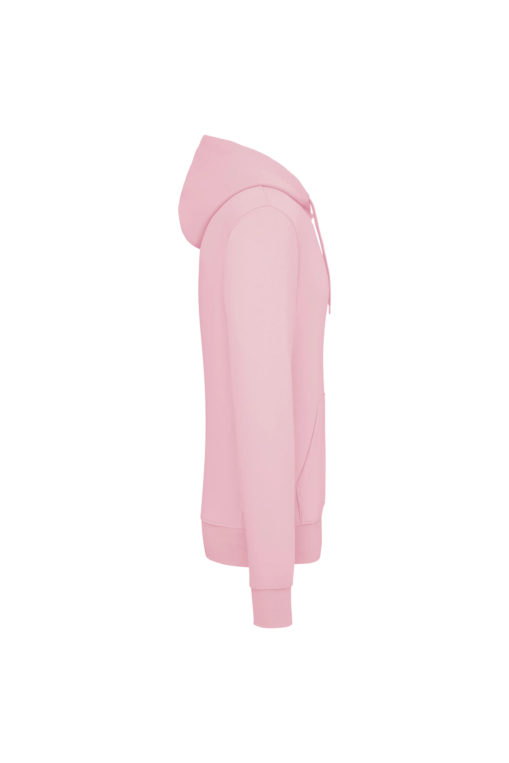 Sweat-shirt écoresponsable à capuche rose pâle