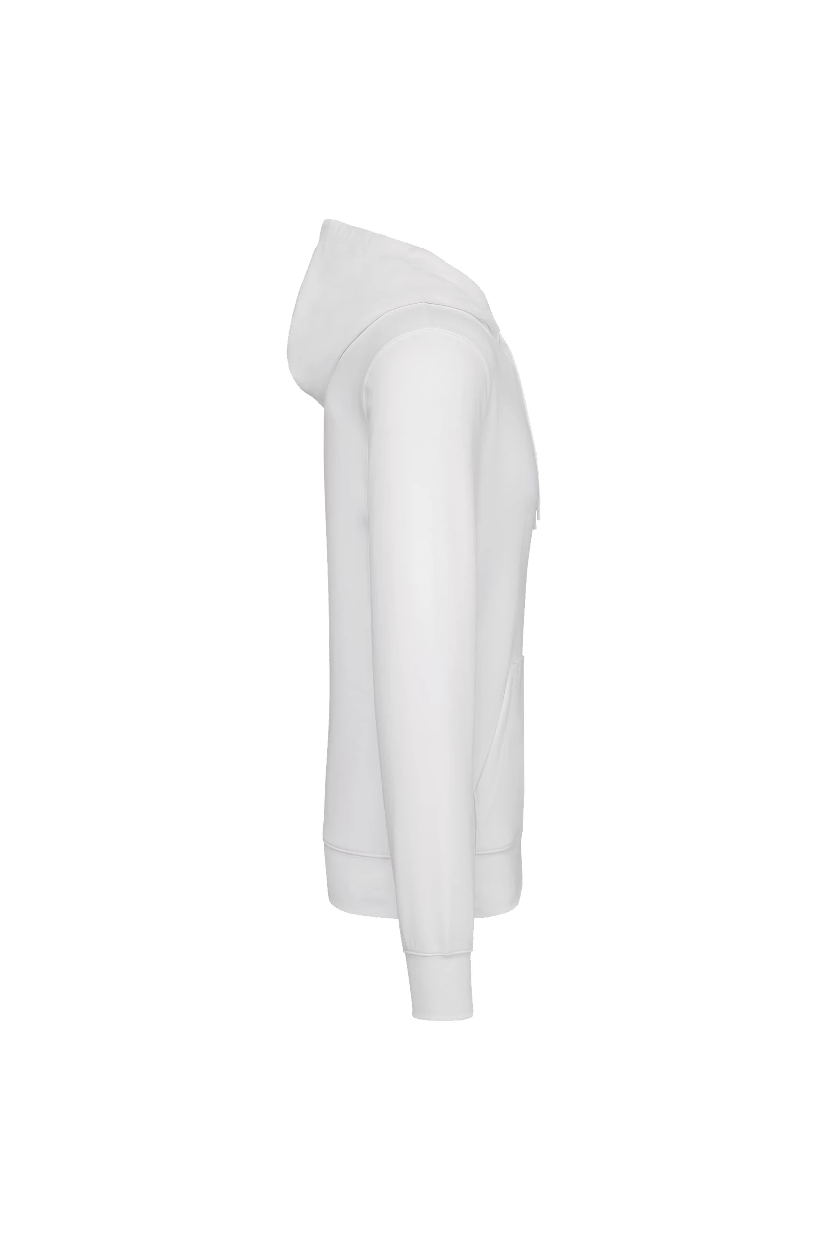 Sweat-shirt écoresponsable à capuche blanc