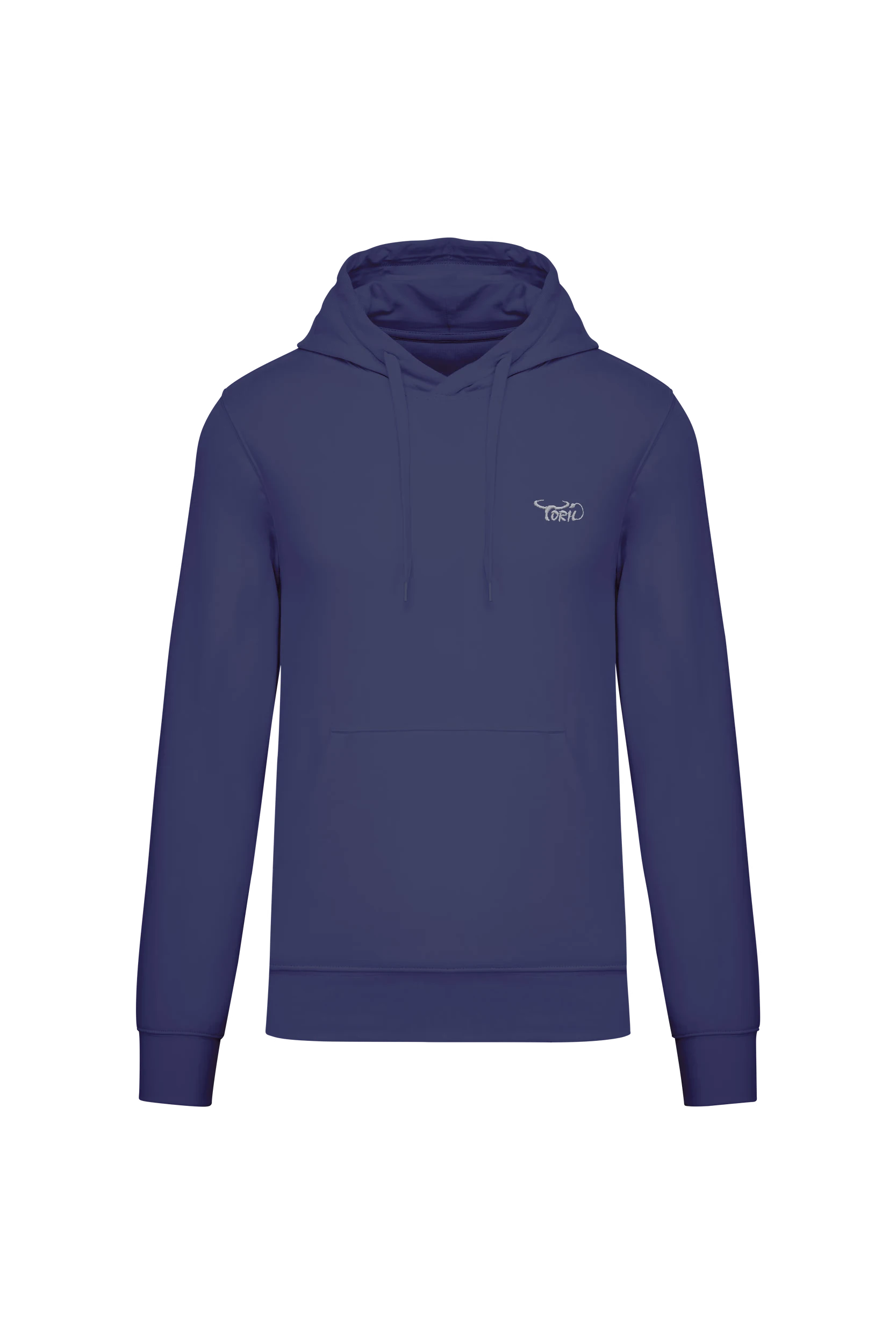 Sweat-shirt écoresponsable à capuche violet