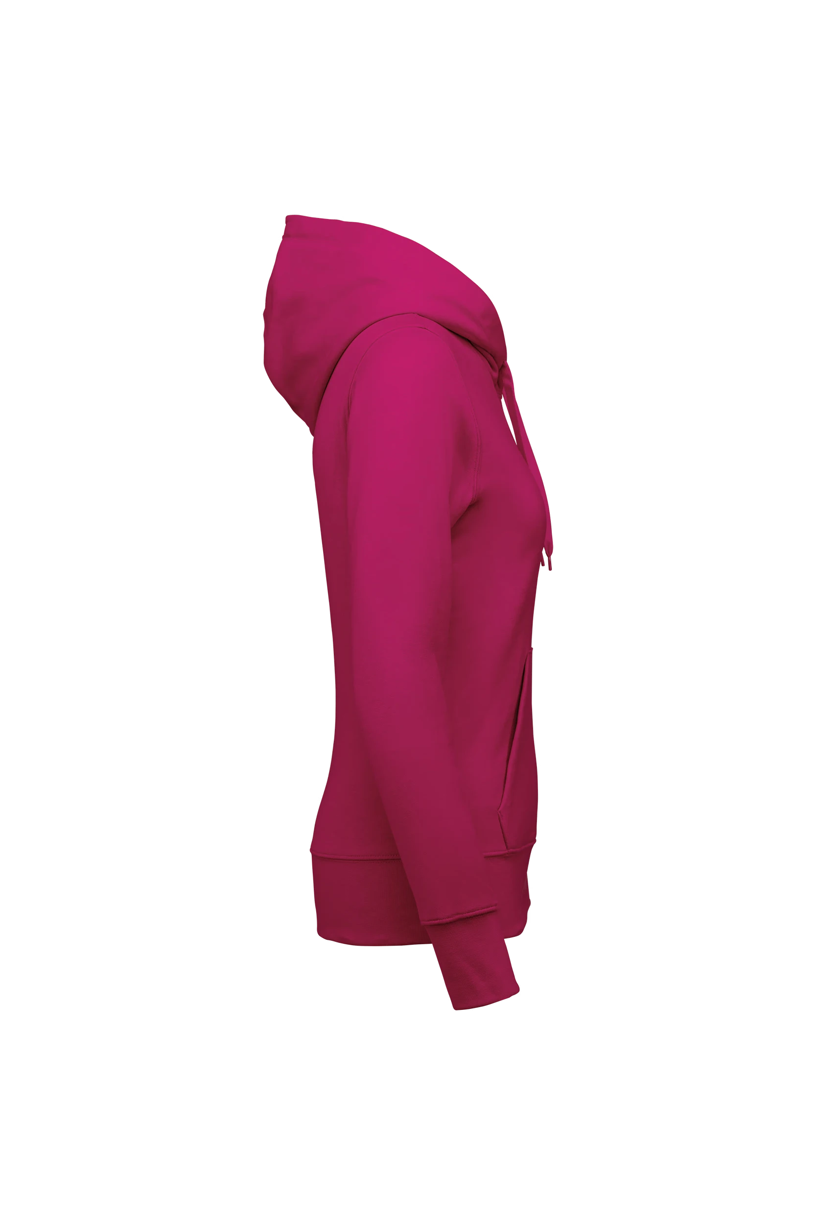 Sweat-shirt écoresponsable à capuche fuchsia