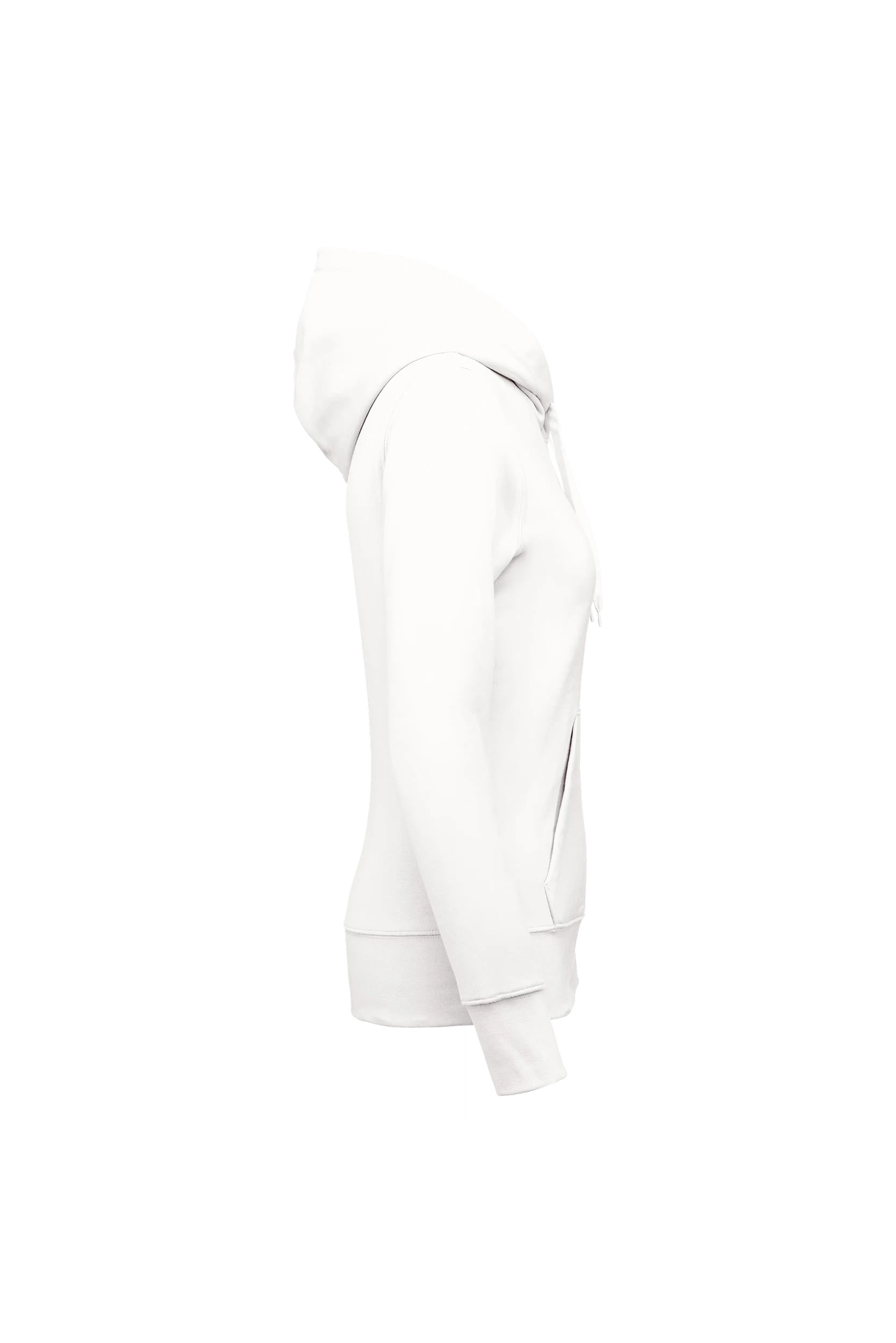 Sweat-shirt écoresponsable à capuche blanc
