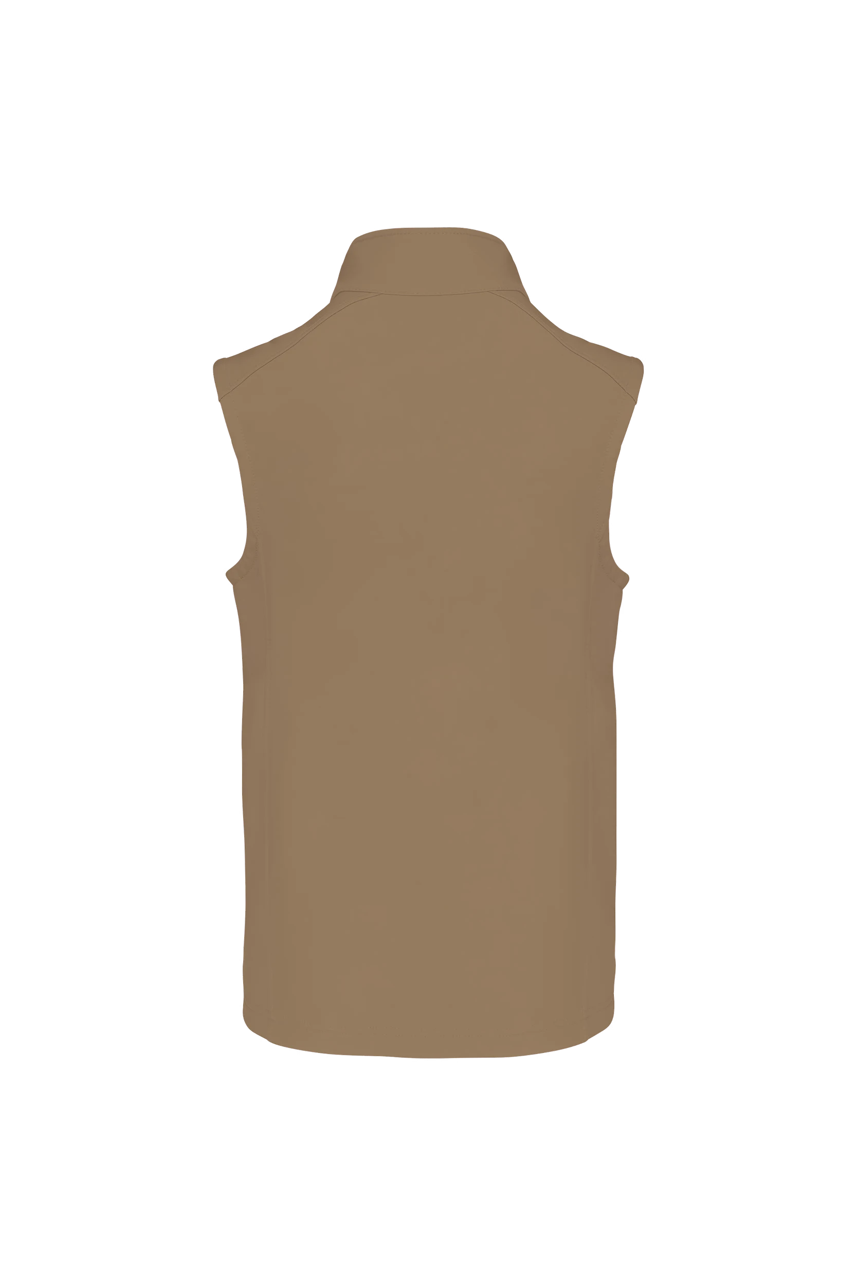 Gilet sans manches softshell camel