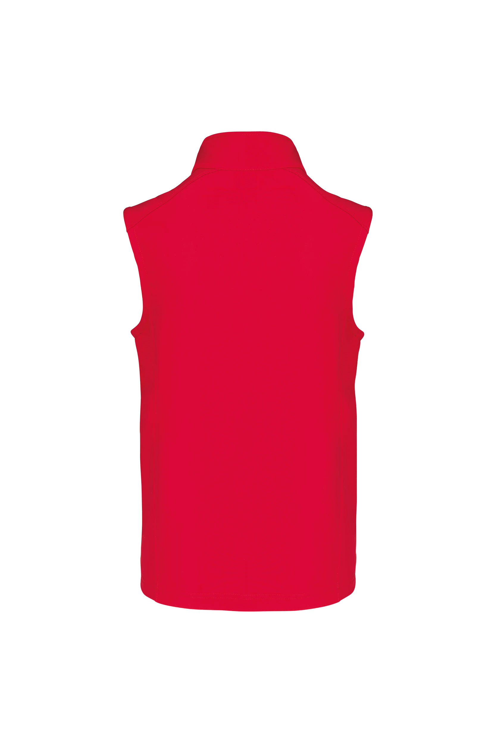 Gilet sans manches softshell rouge