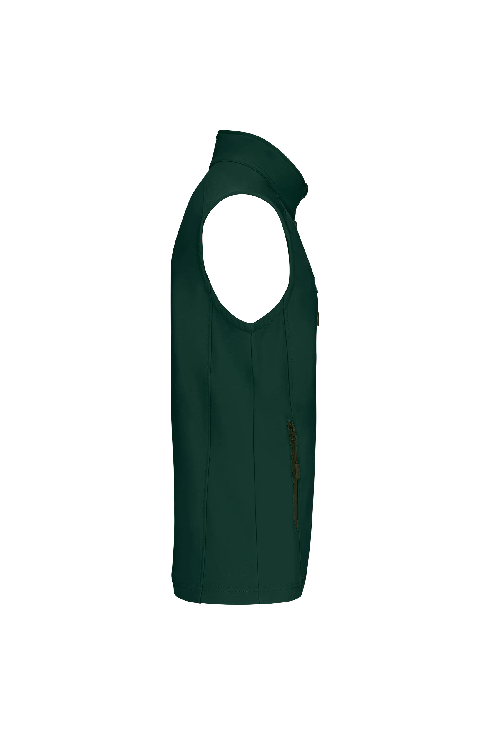 Gilet sans manches softshell vert bouteille