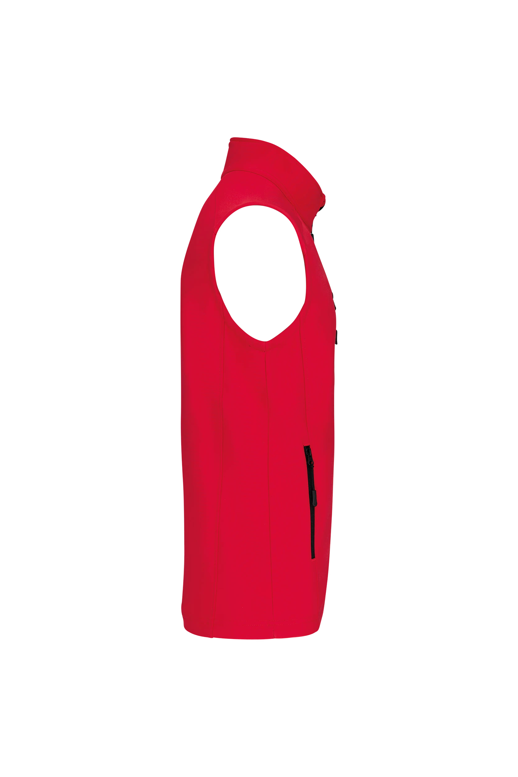 Gilet sans manches softshell rouge