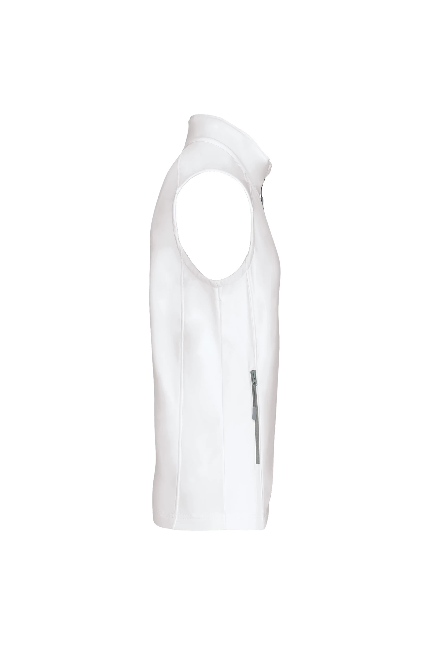 Gilet sans manches softshell blanc