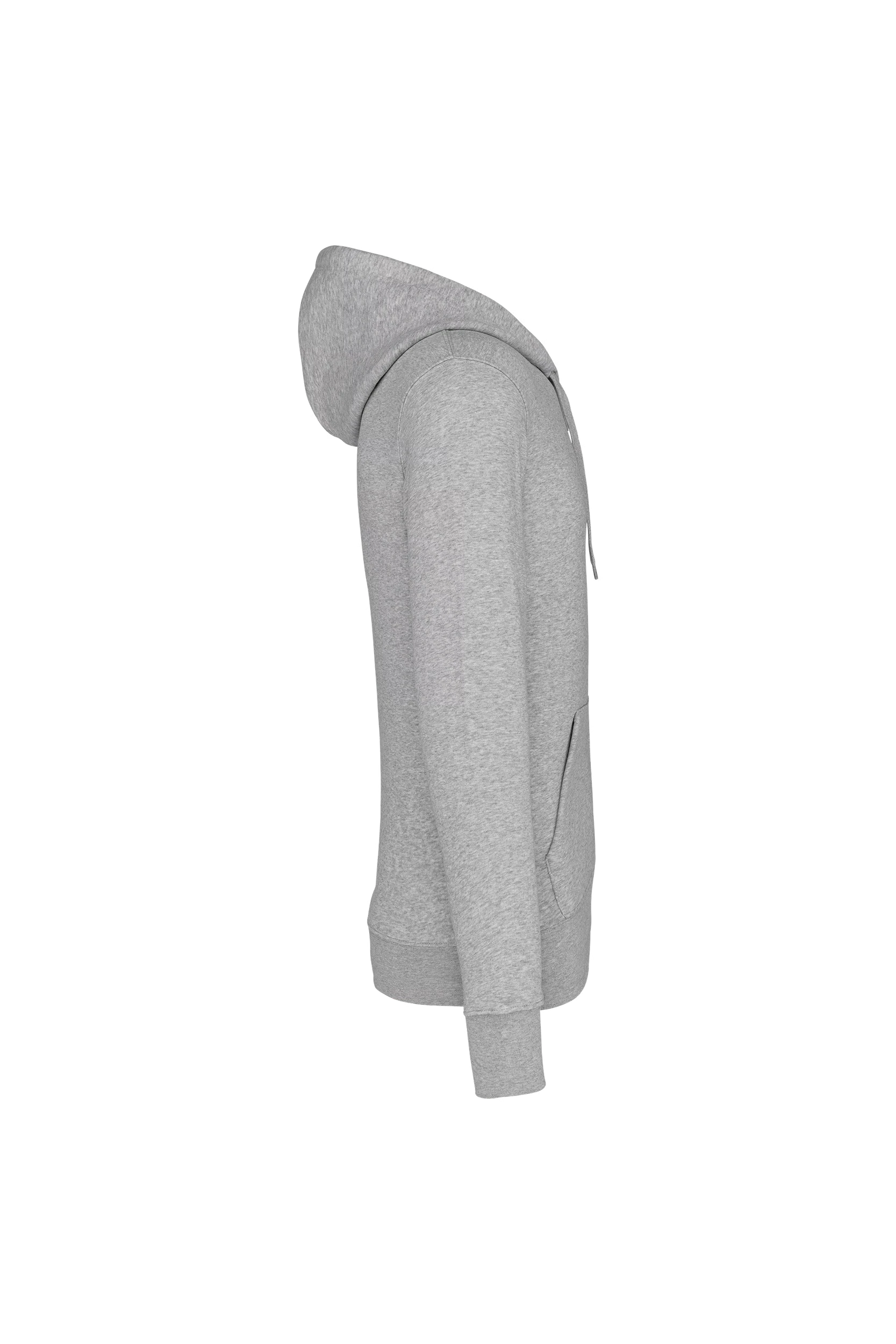 Sweat-shirt écoresponsable zippé à capuche gris