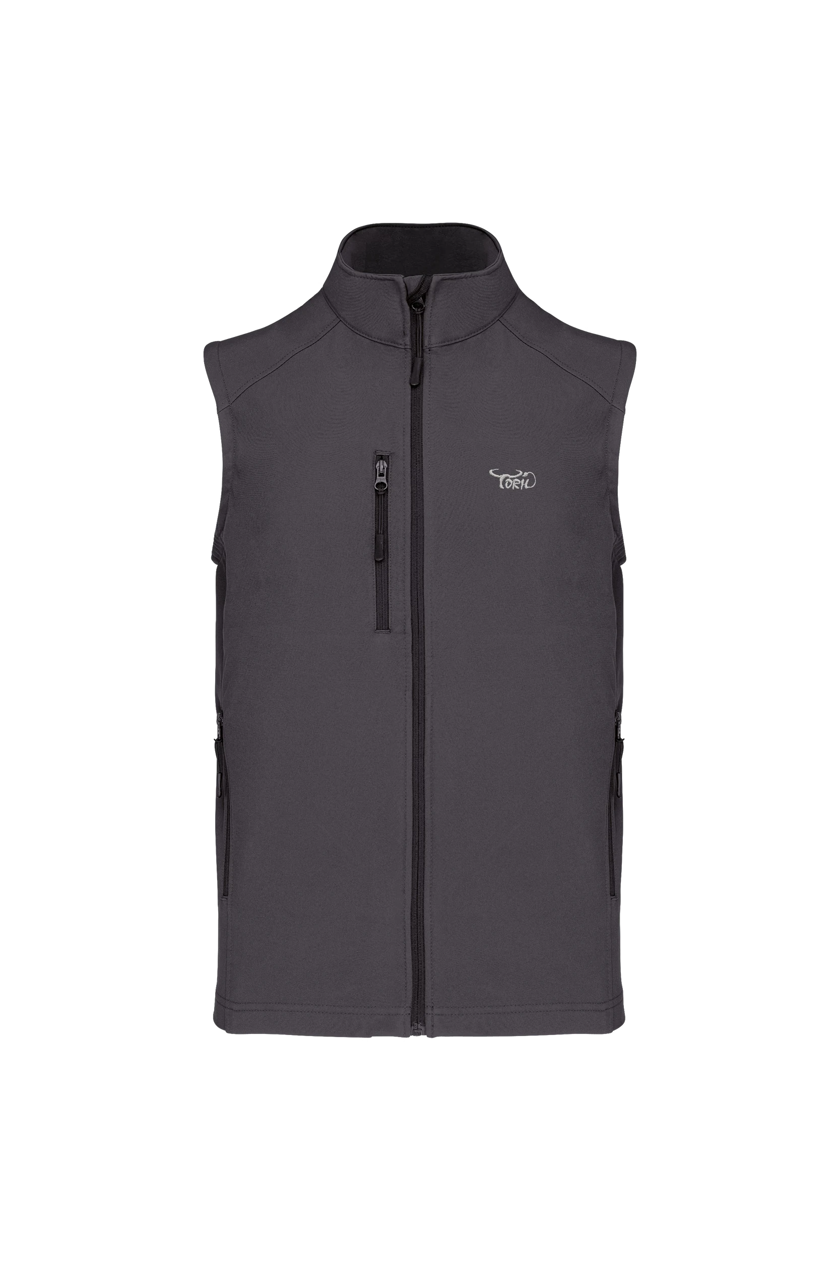 Gilet sans manches softshell titane