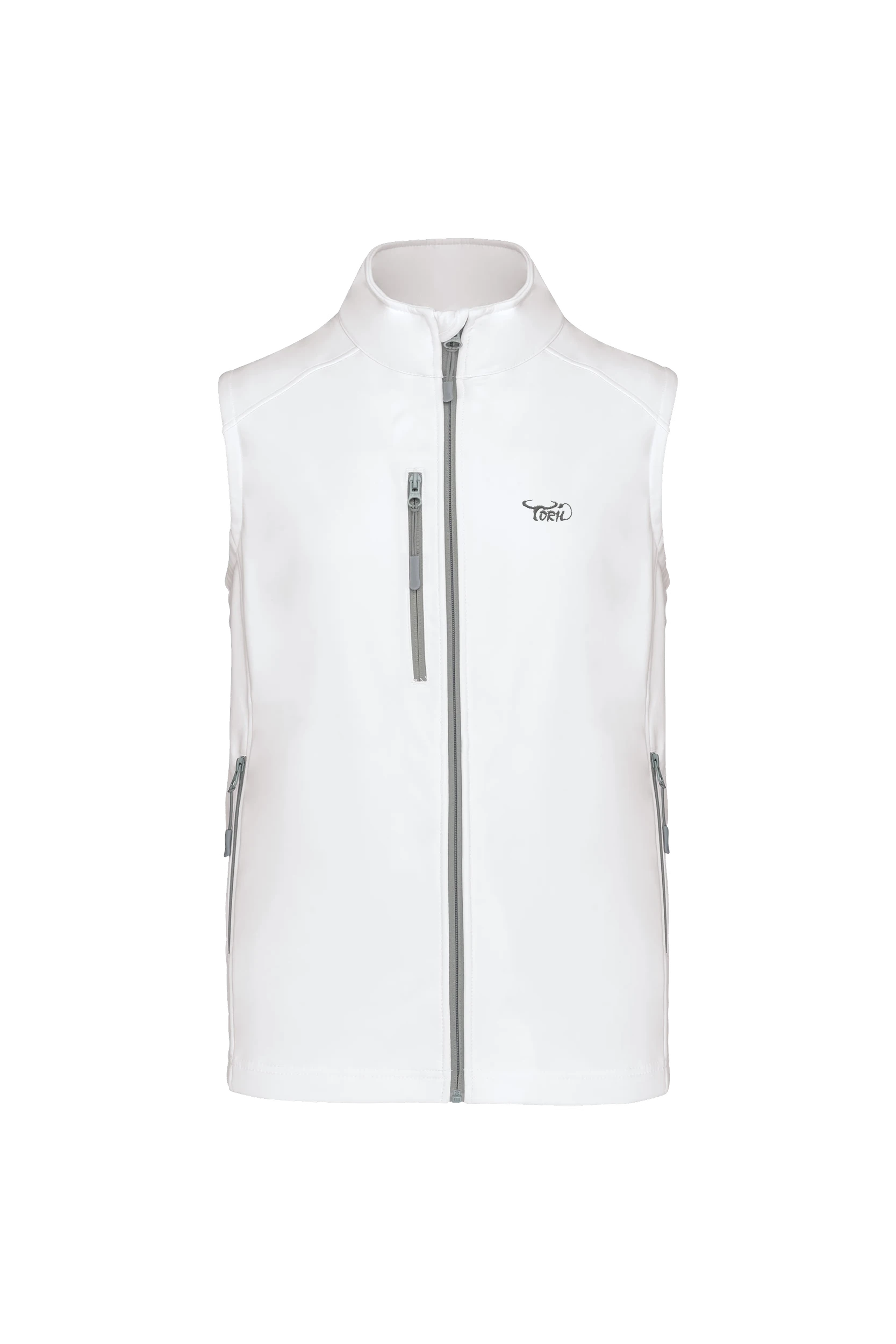 Gilet sans manches softshell blanc