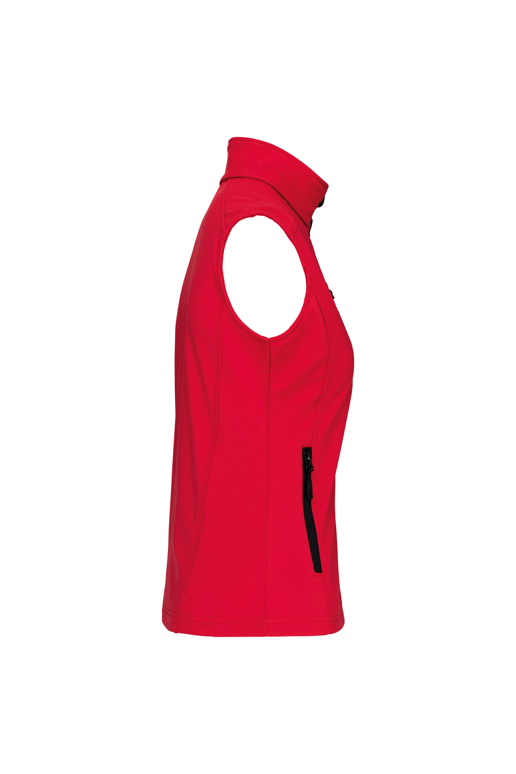 Gilet sans manches softshell rouge