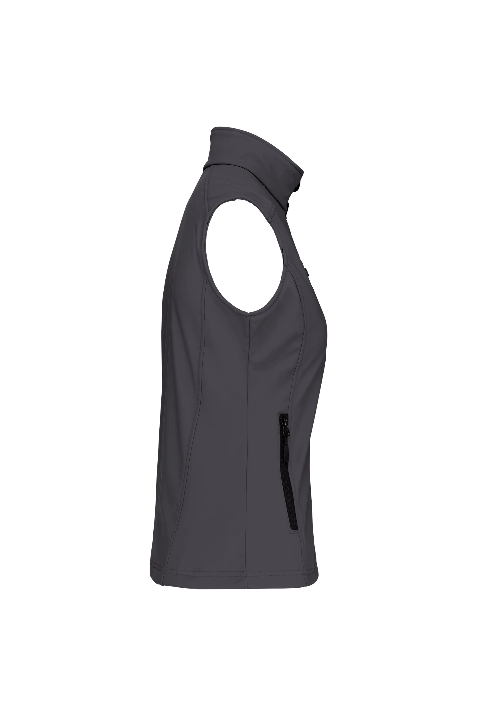 Gilet sans manches softshell titane