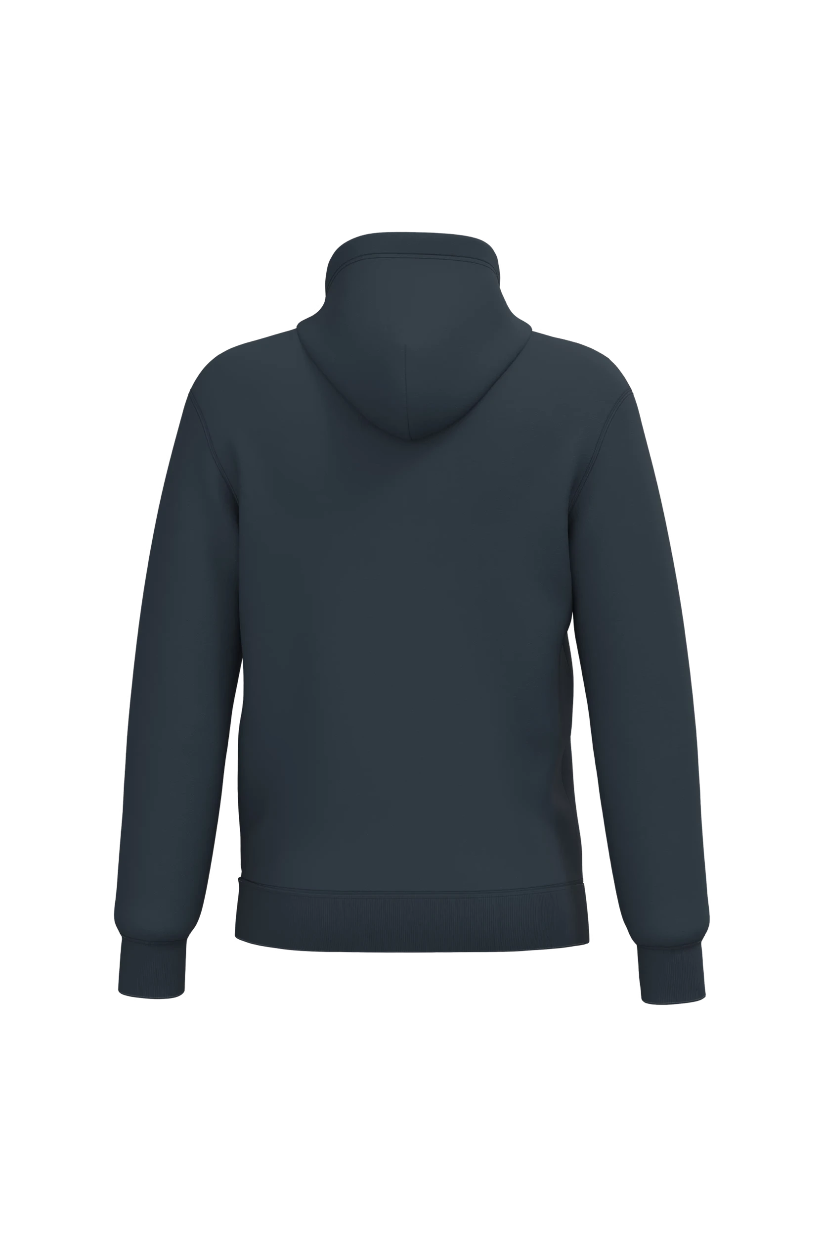 Sweat-shirt recyclé à capuche unisexe marine