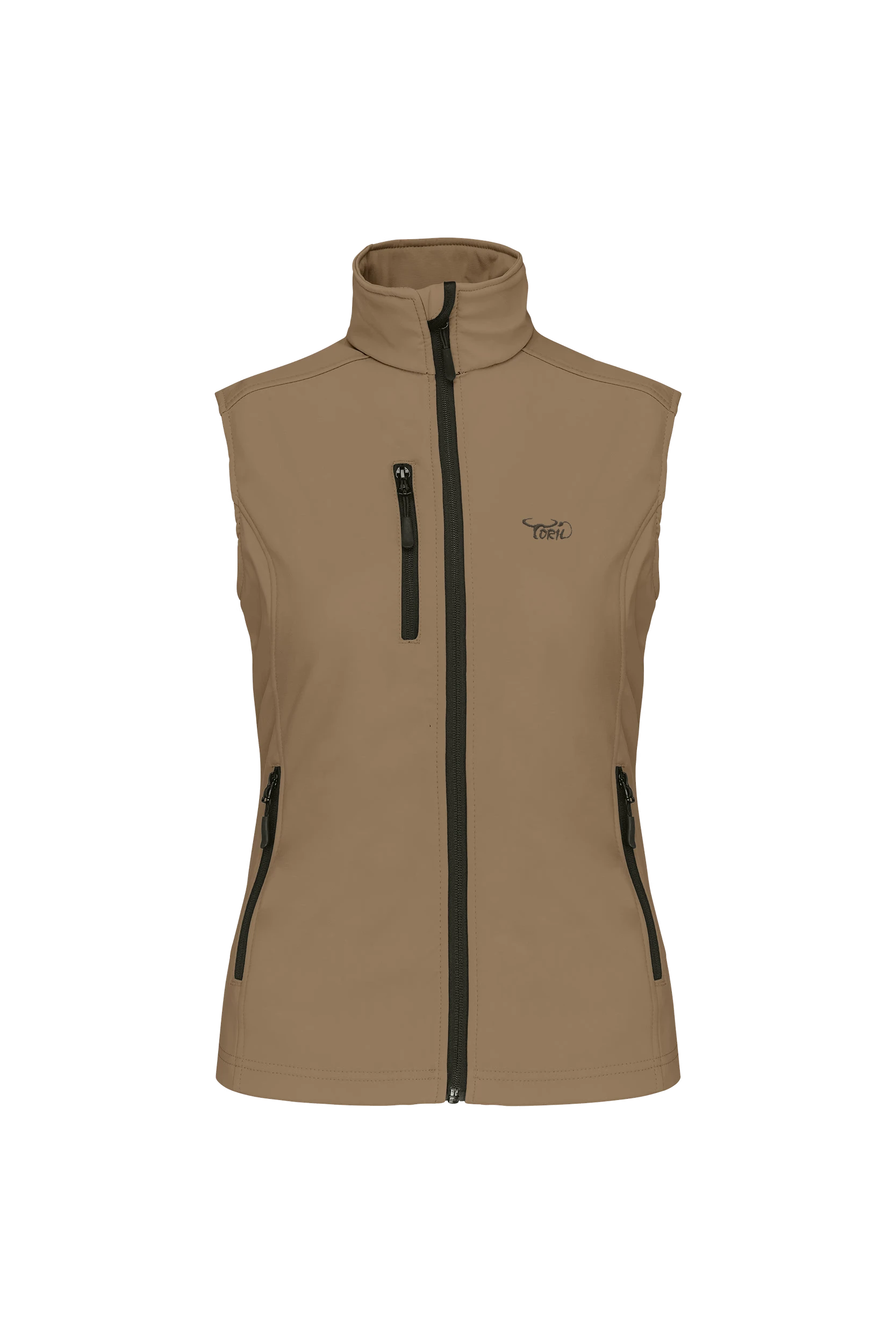Gilet sans manches softshell camel