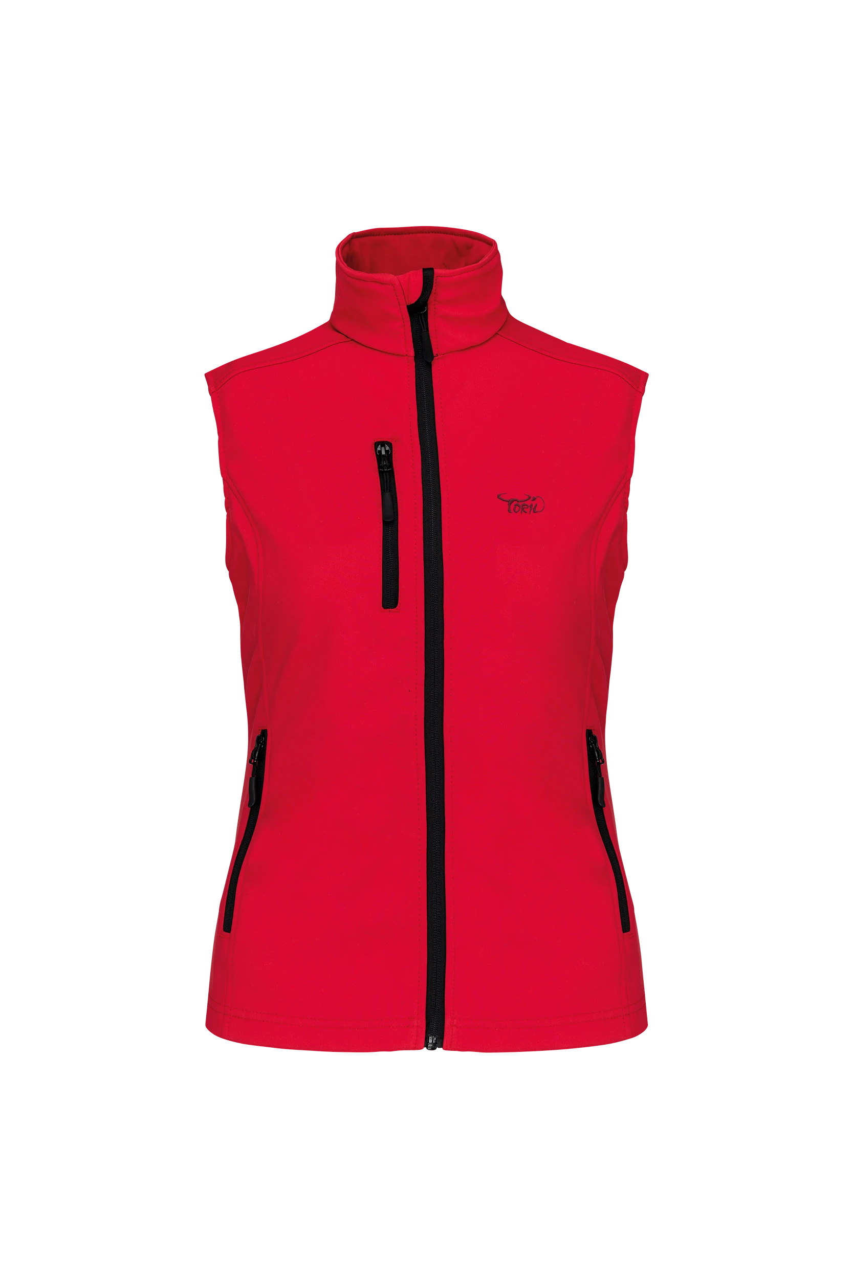 Gilet sans manches softshell rouge