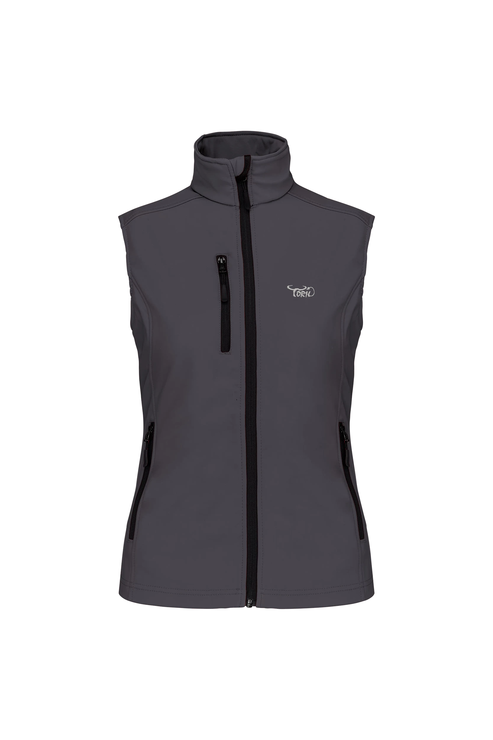 Gilet sans manches softshell titane